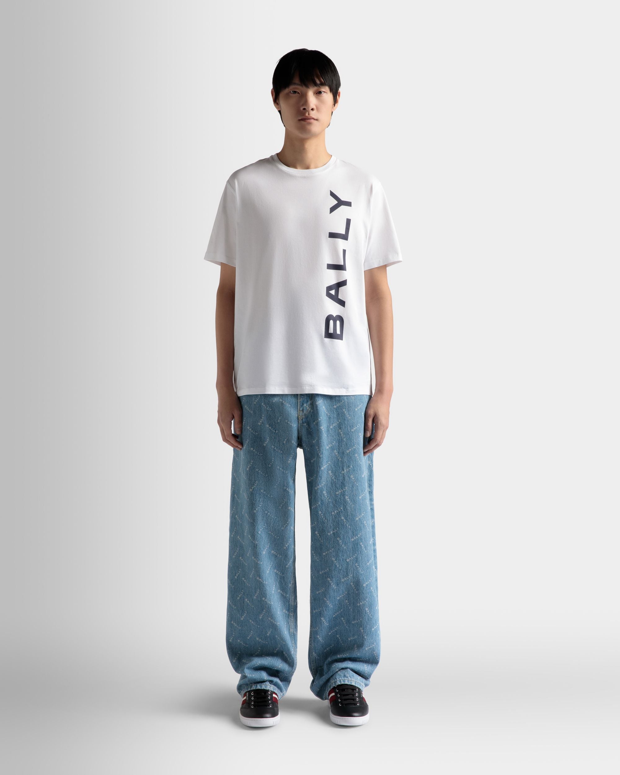 Bally Global - T-Shirt In White Cotton - White