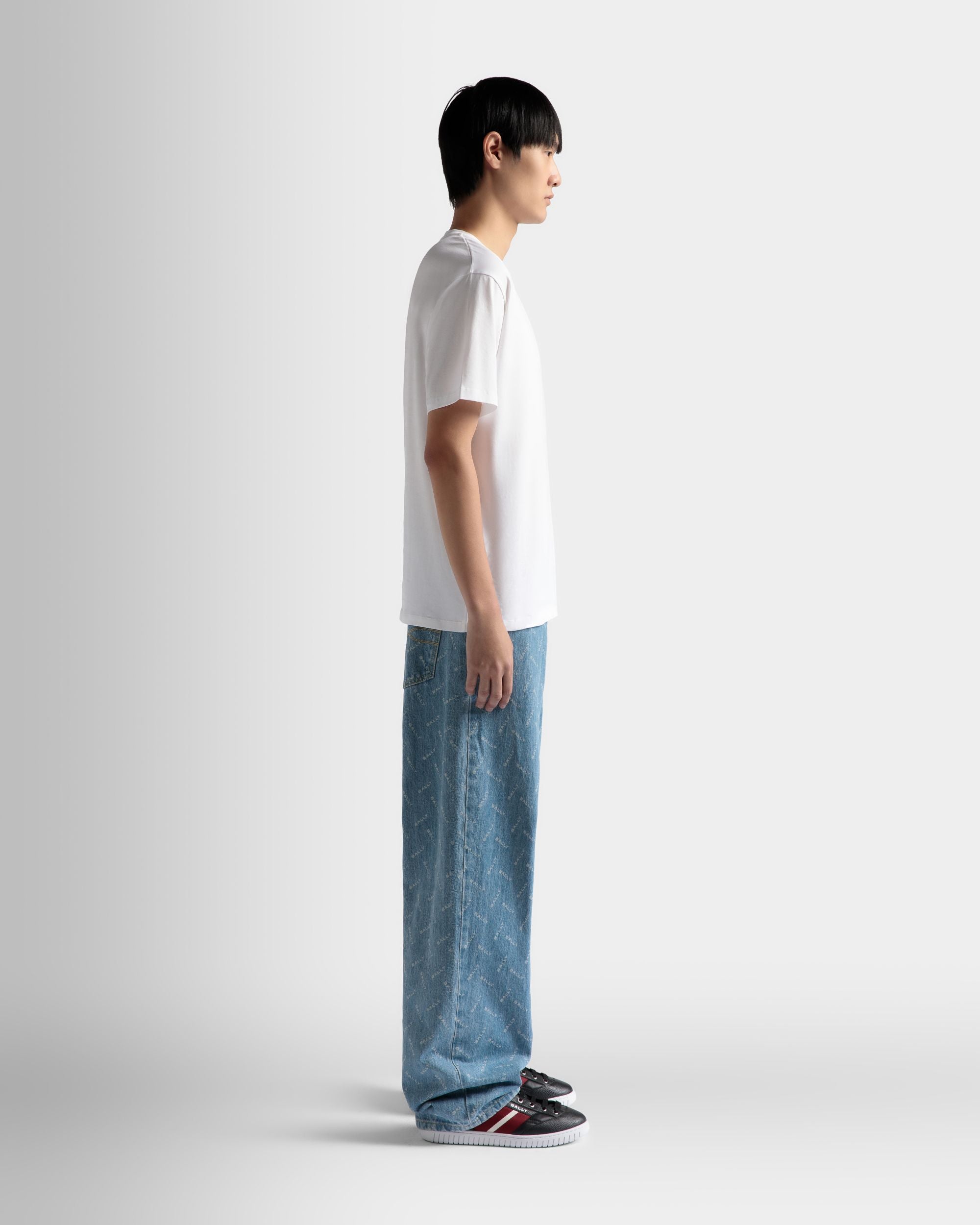 Bally Global - T-Shirt In White Cotton - White