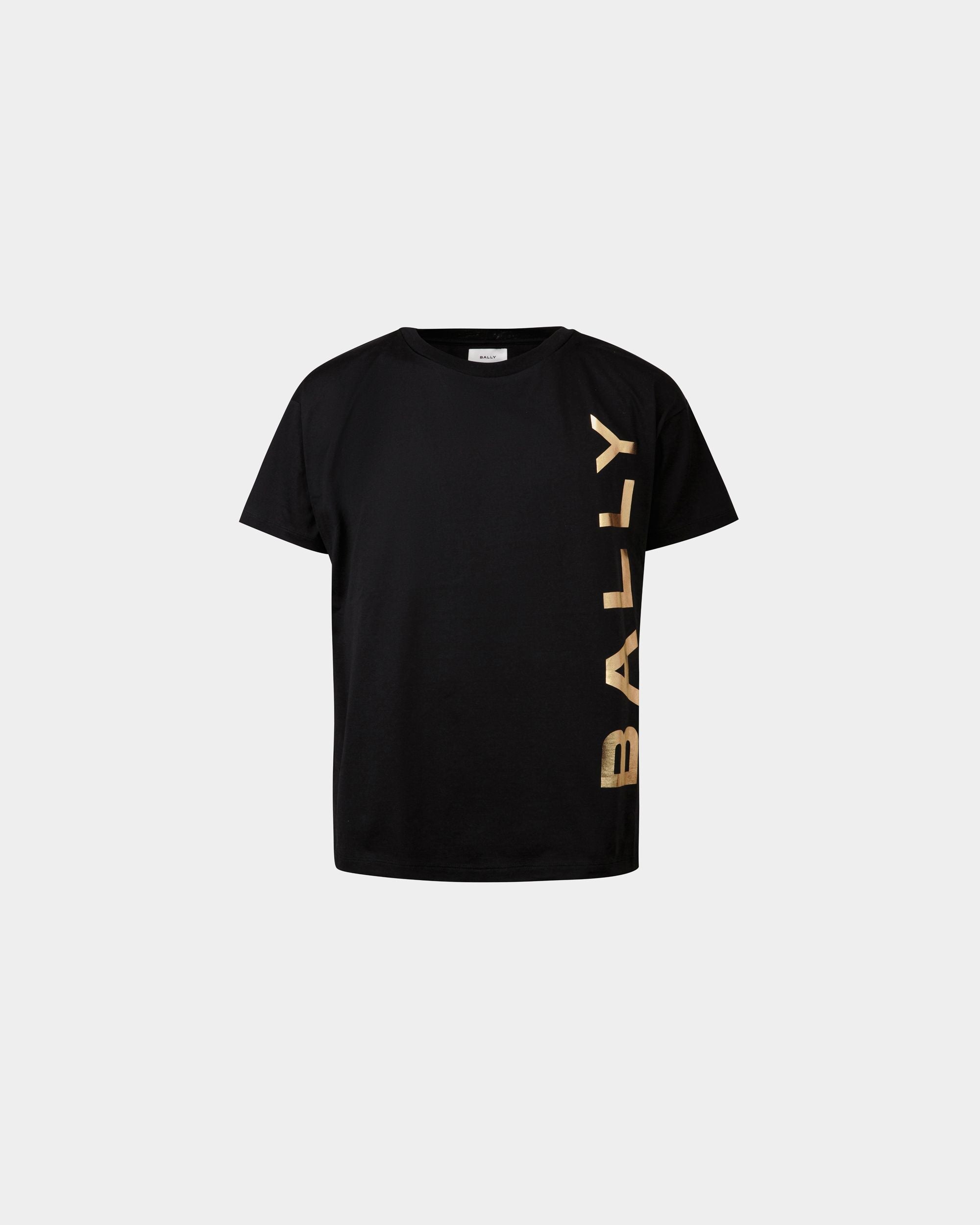 Bally Global - T-Shirt En Coton Noir - Noir