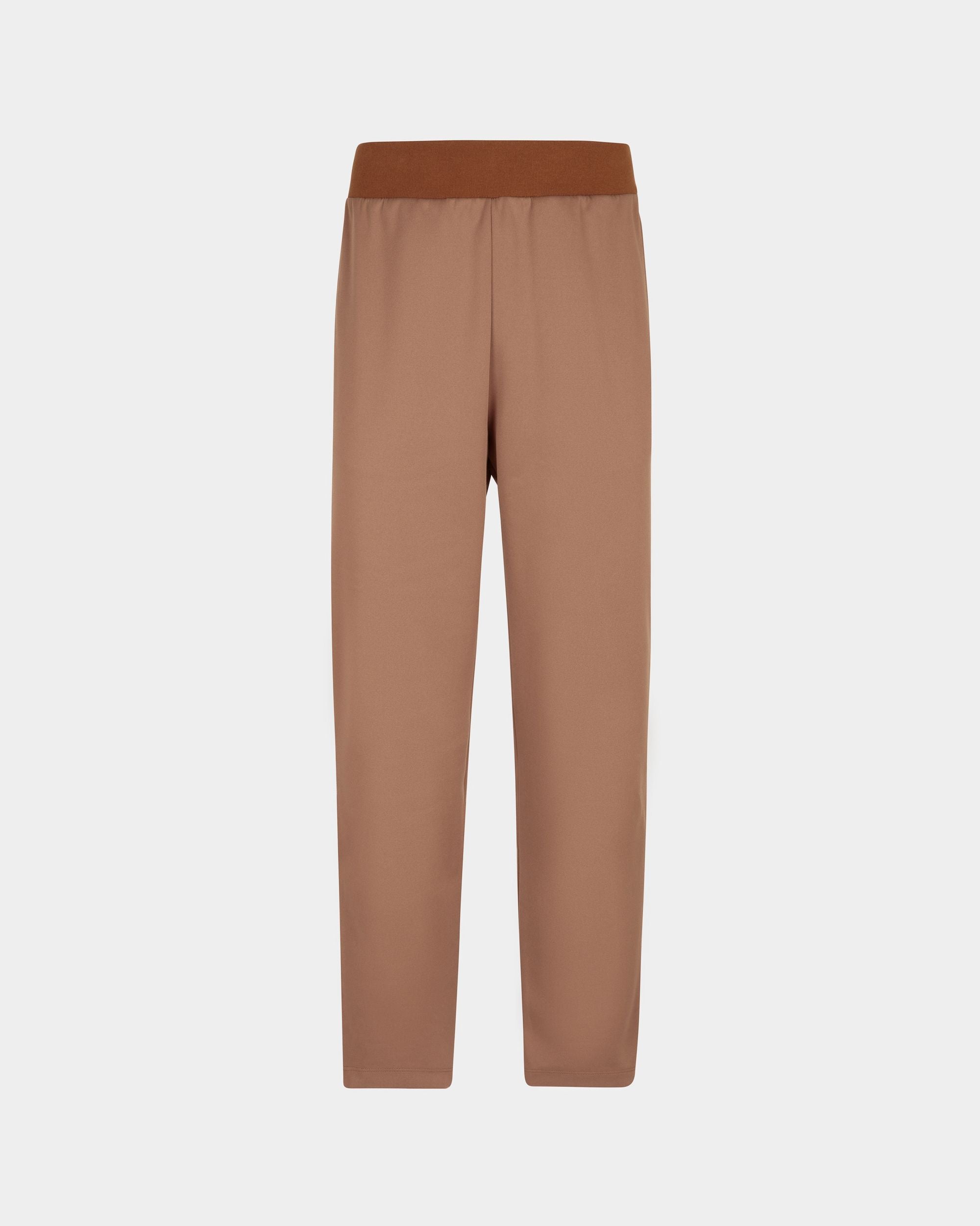 Bally Global - Pantalones De Chándal De Mezcla De Algodón Marrón Claro - Marrón