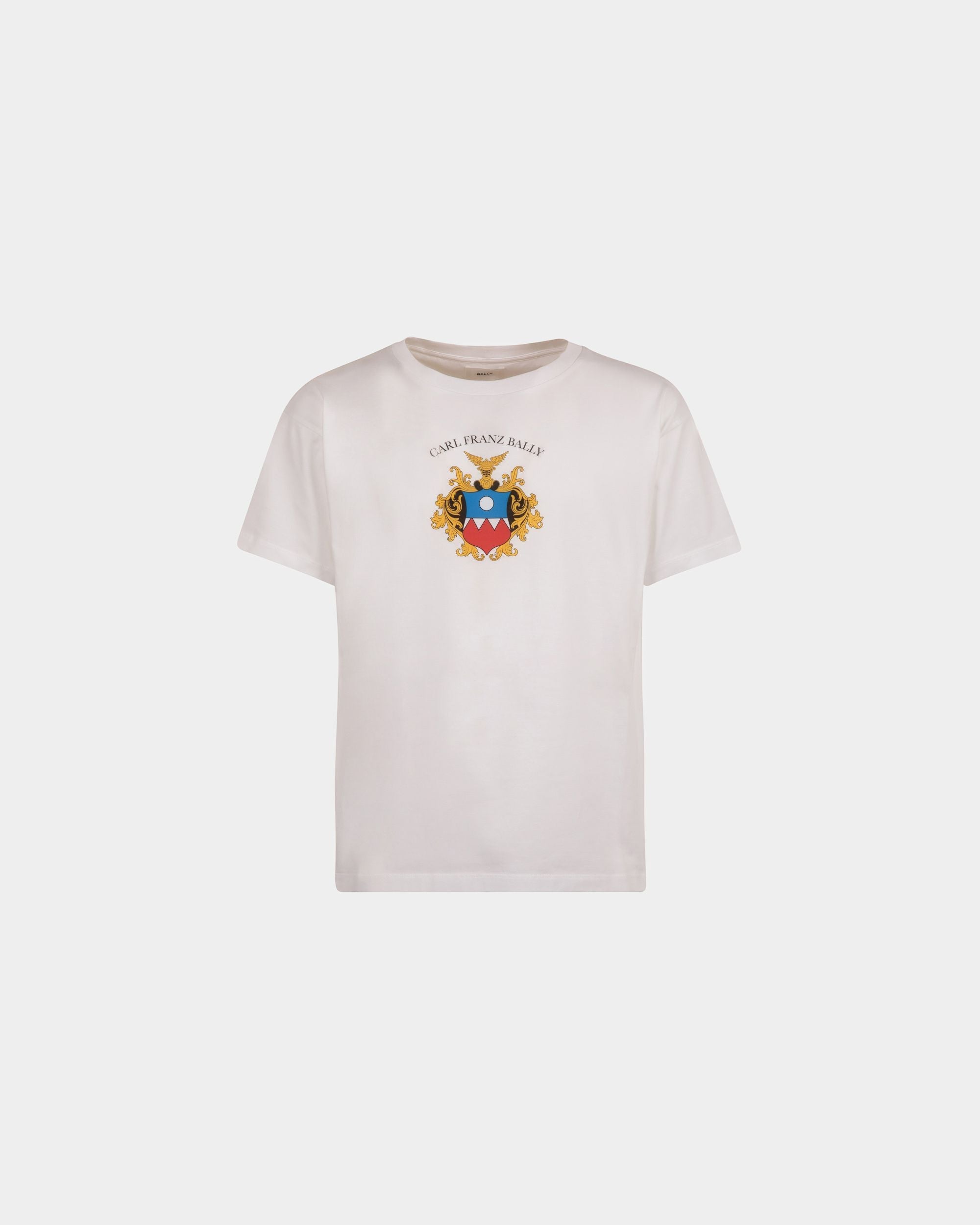 Bally Global - T-Shirt In White Cotton - White