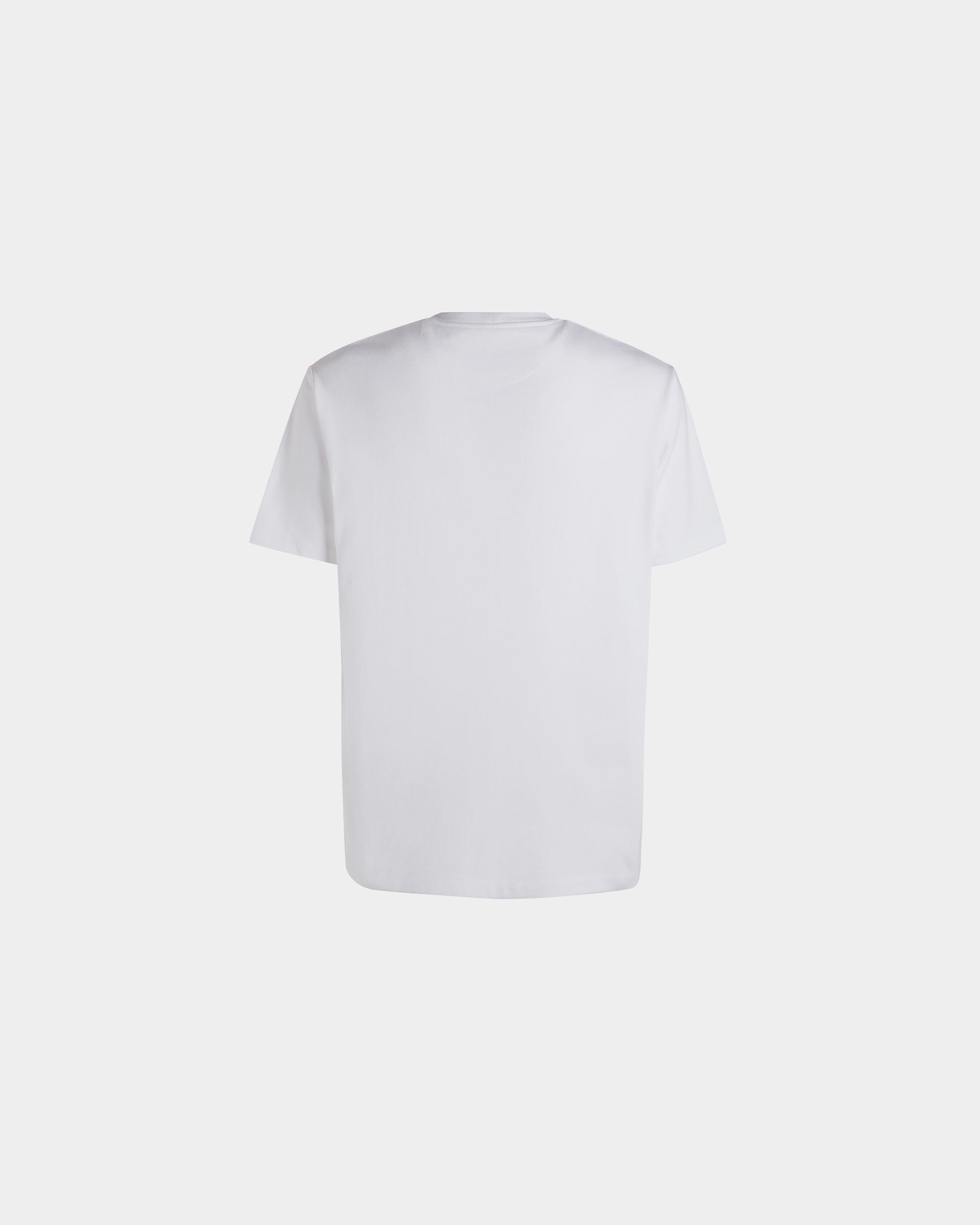 Bally Global - T-Shirt Avec Logo Bally Crest En Coton Blanc - Blanc