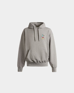 Sudadera De Mezcla De Algodón Gris