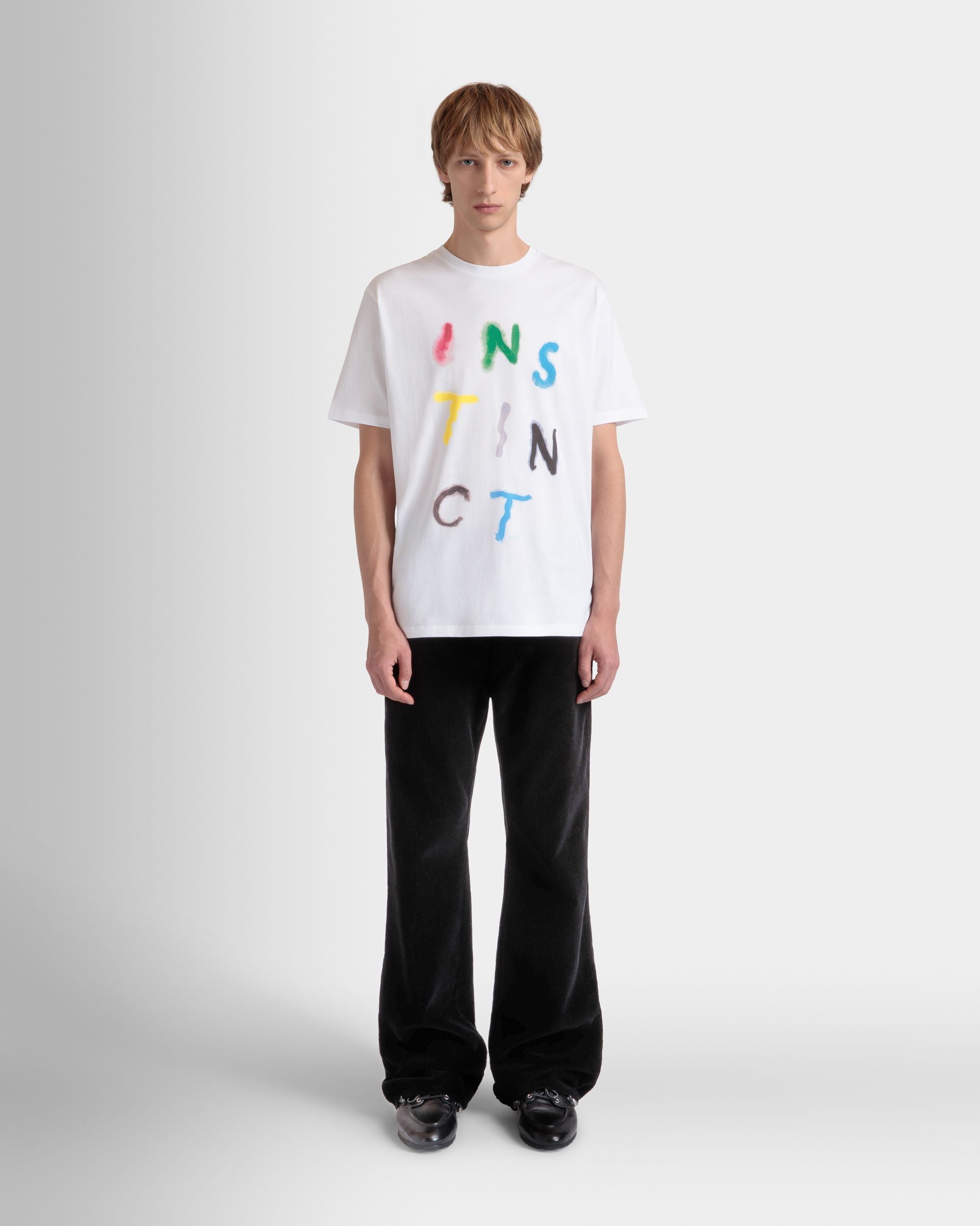 Bally Global - T-Shirt Bally Instinct In White Cotton - White
