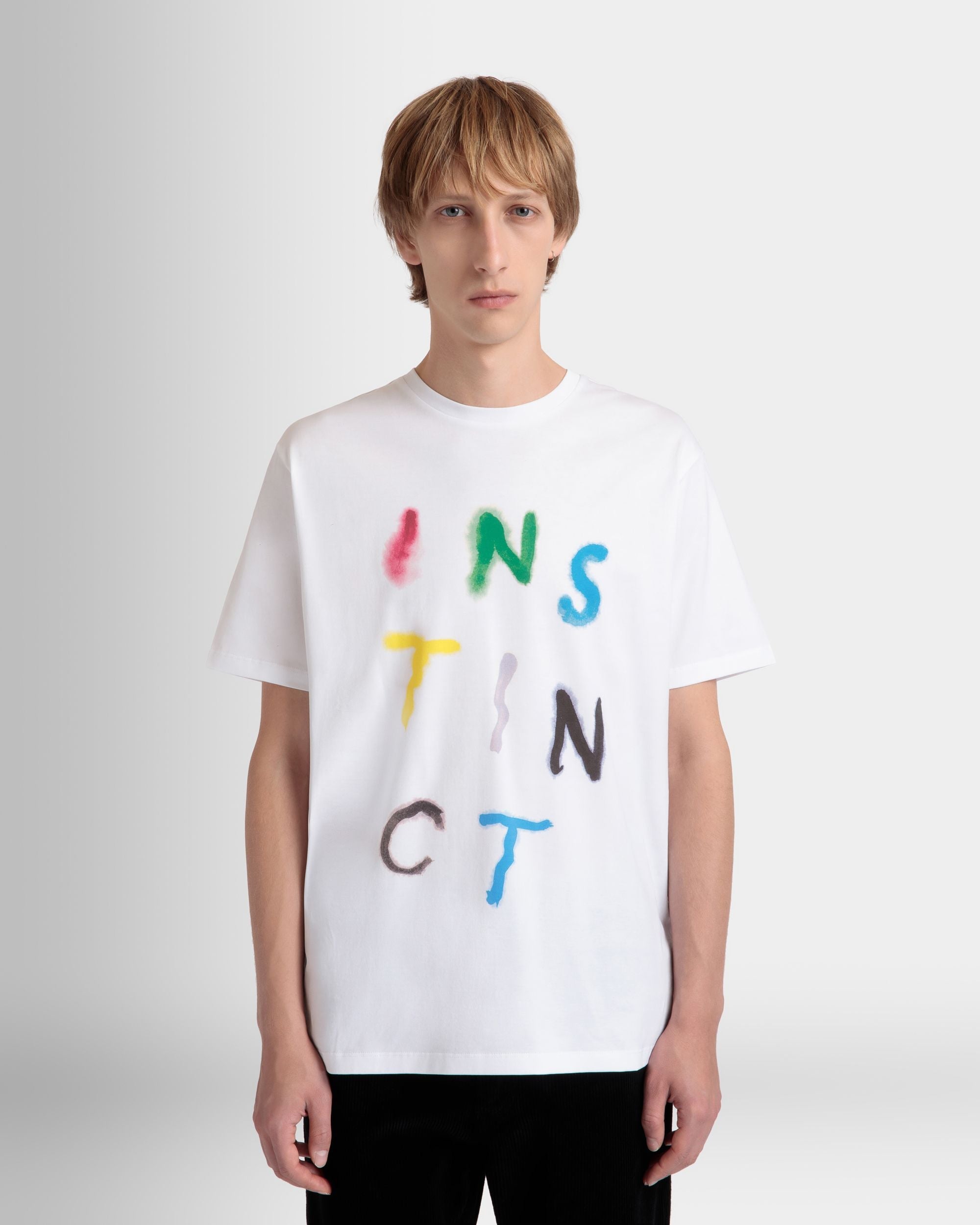 Bally Global - T-Shirt Bally Instinct In White Cotton - White