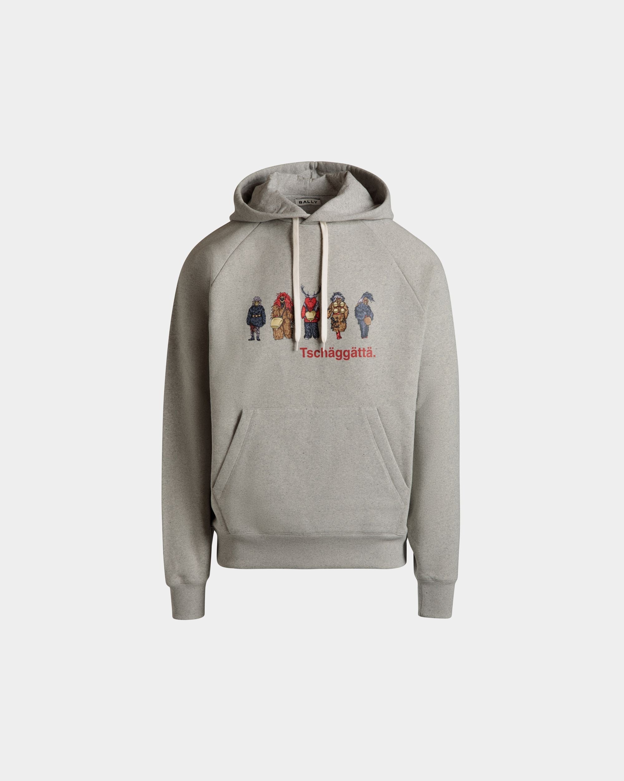 Bally Global - Sudadera Con Capucha De Algodón Grey Melange Con Forest Mask - Gris