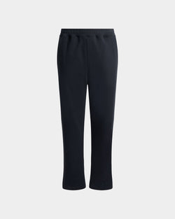 Pantalón De Chándal De Algodón Navy Blue Con Escudo Bally Crest