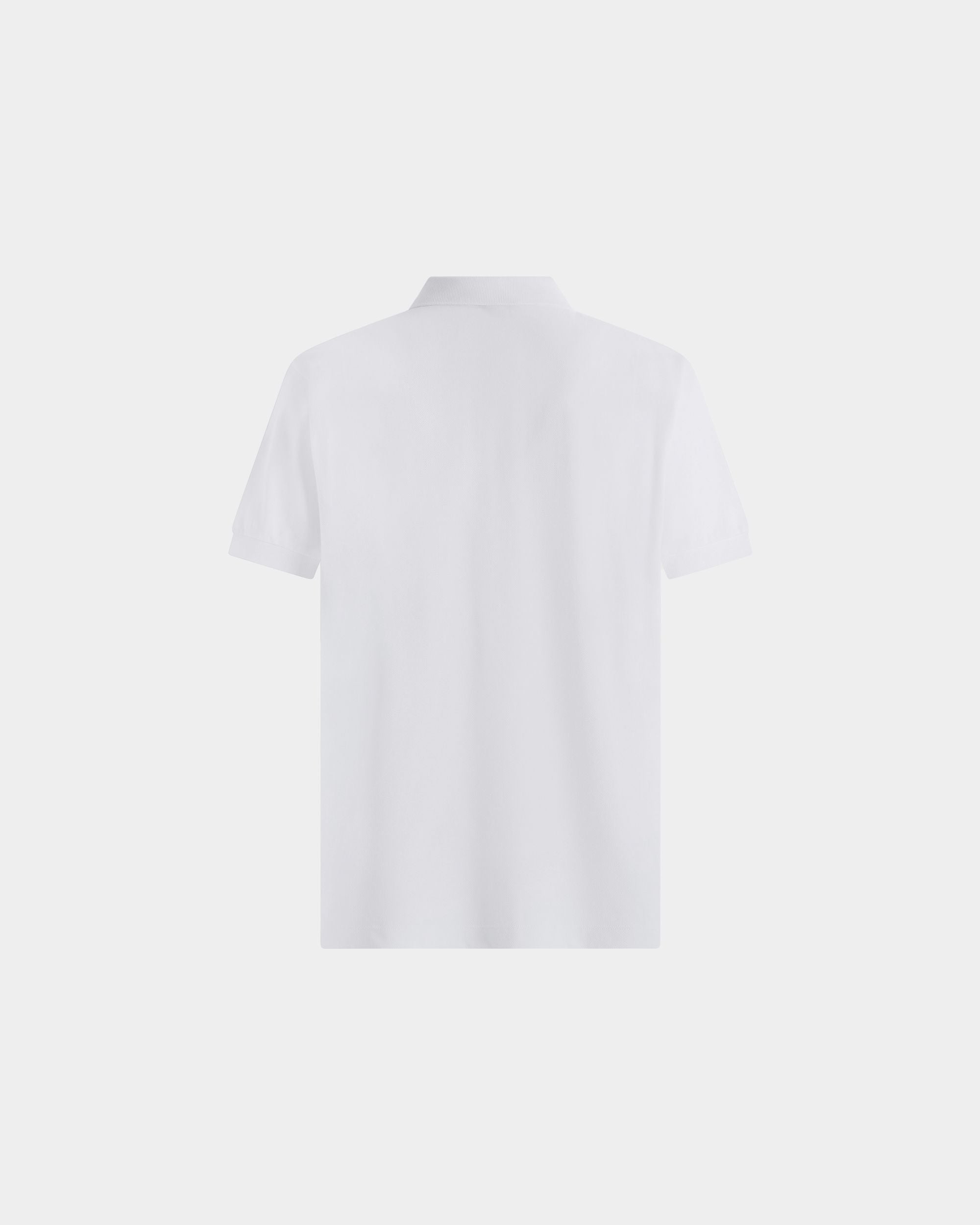 Bally Global - Poloshirt Aus Weißer Baumwolle Mit Floralem Logo - Weiß