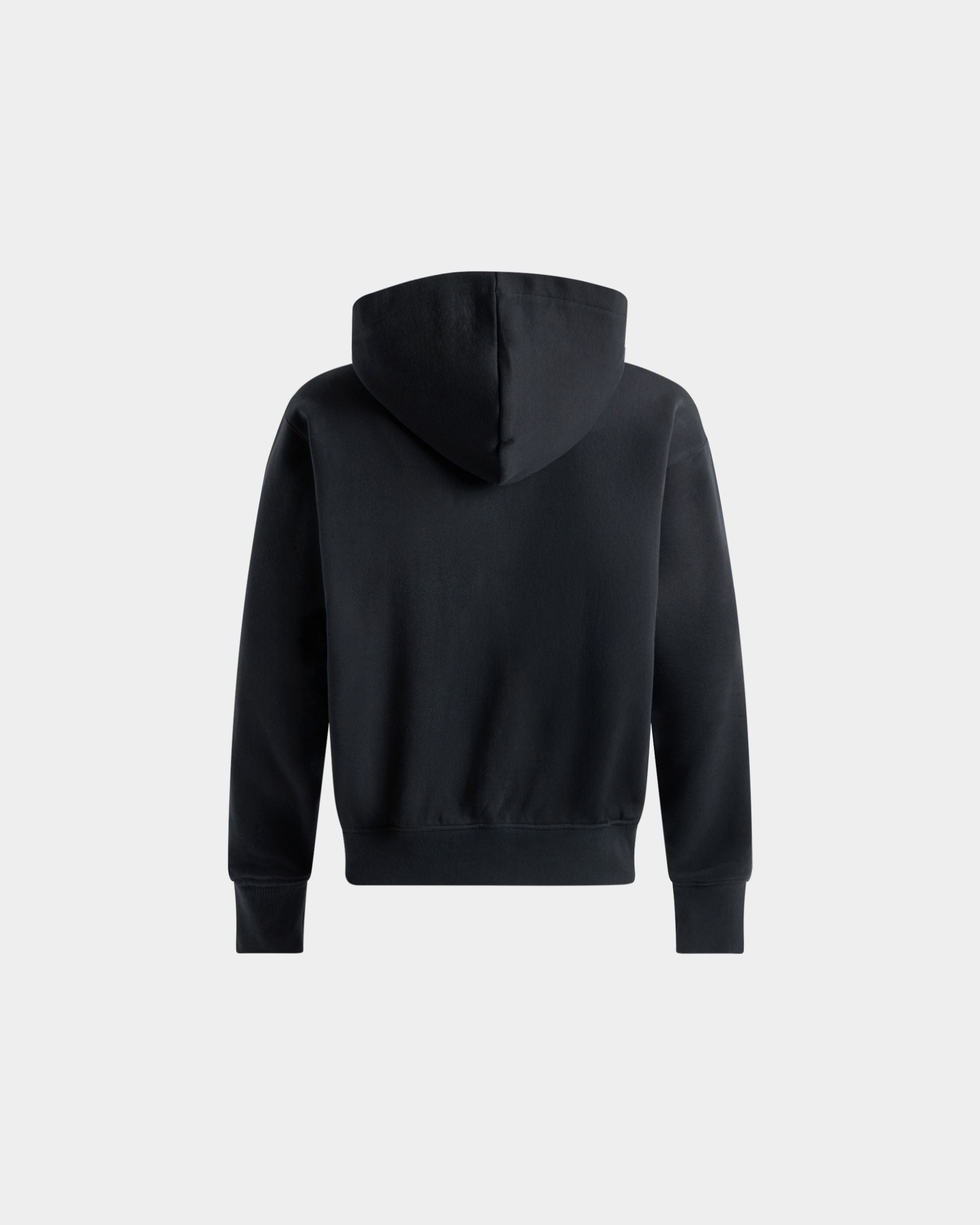 Bally Global - Sudadera De Algodón Navy Blue Con Capucha Y Escudo Bally Crest - Azul
