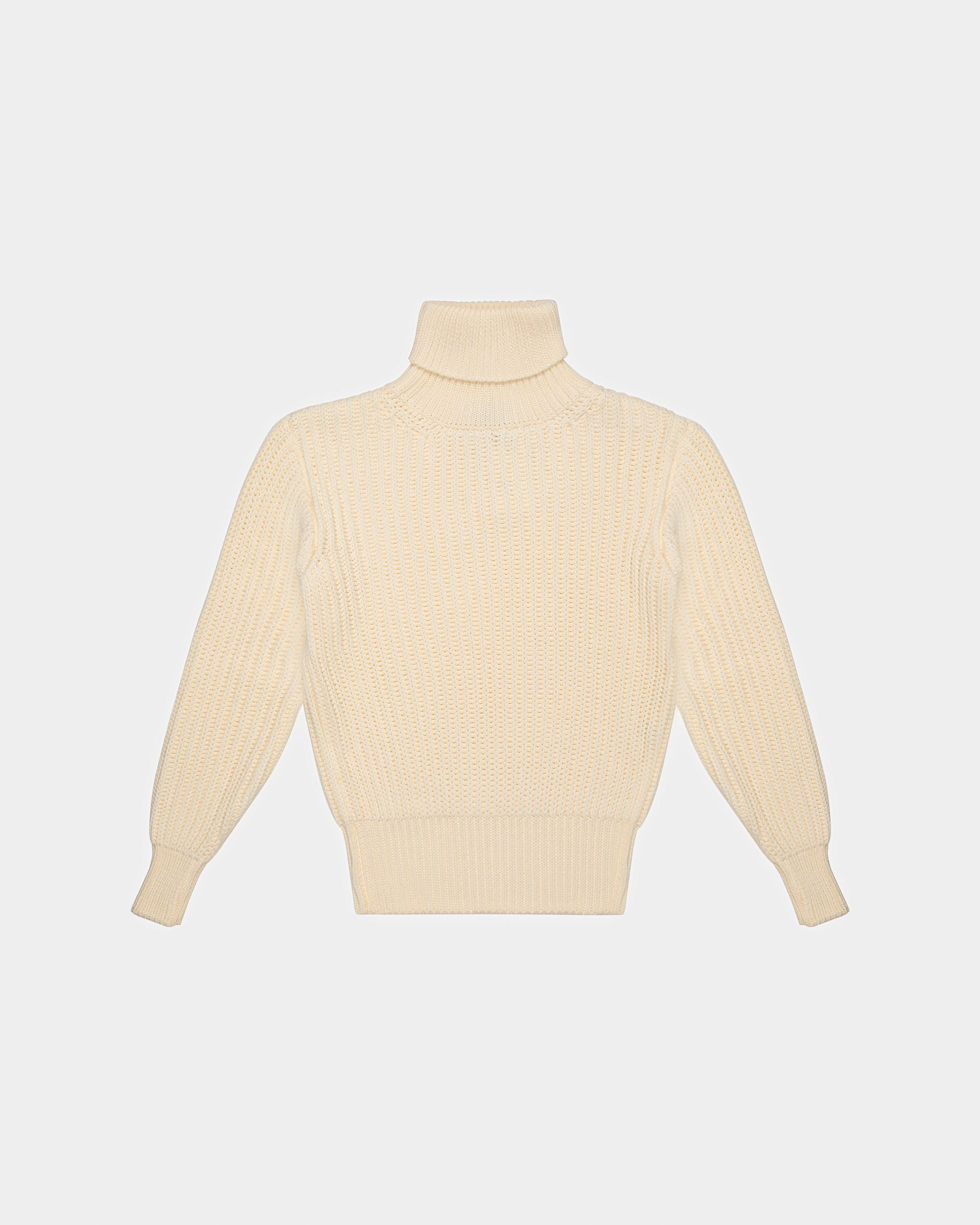 Bally Global - Knitted Roll Neck - Blanc