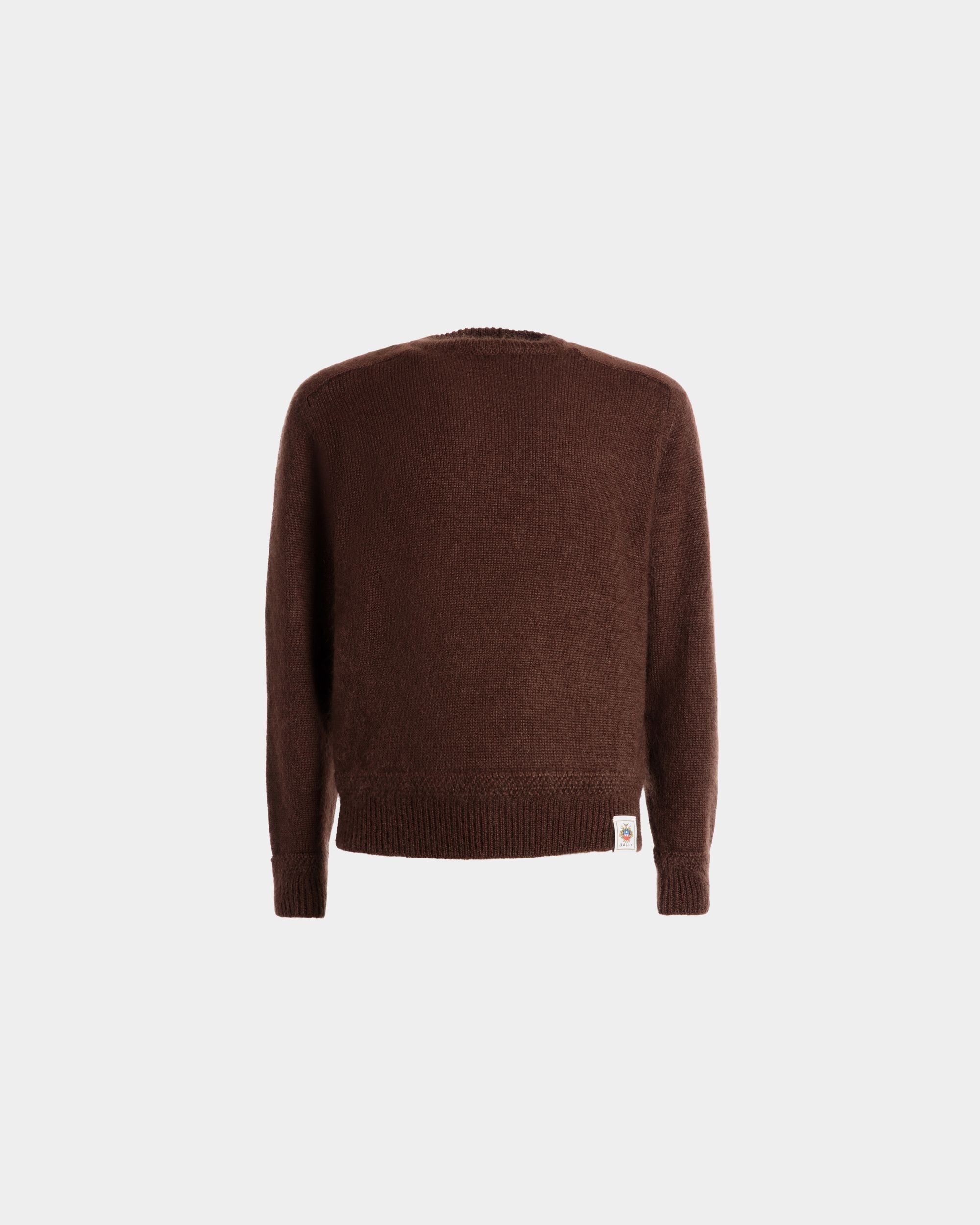 Bally Global - Jersey De Cuello Redondo De Mohair Y Seda Marrón - Marrón