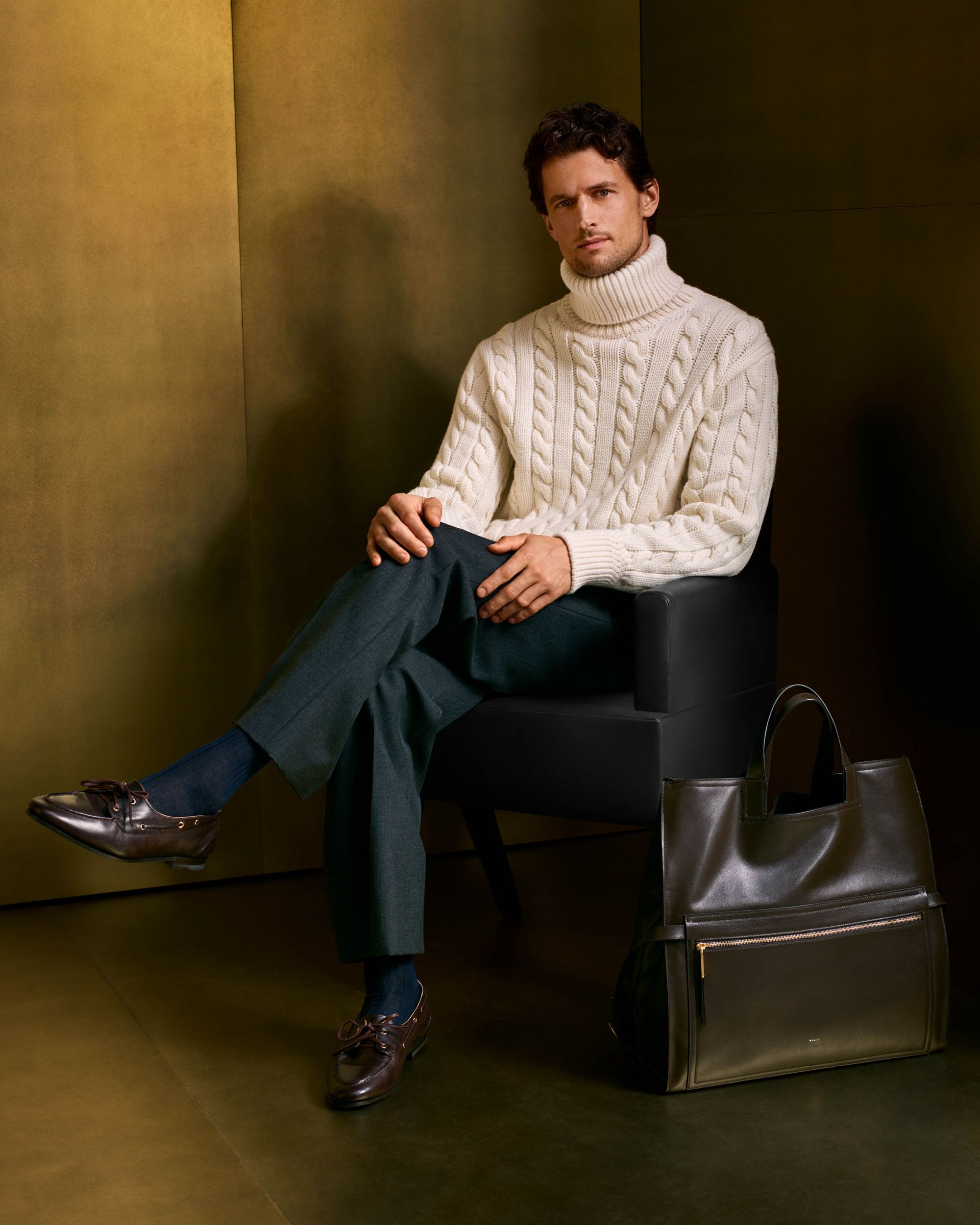 Bally Global - Turtleneck in Ivory Wool - White