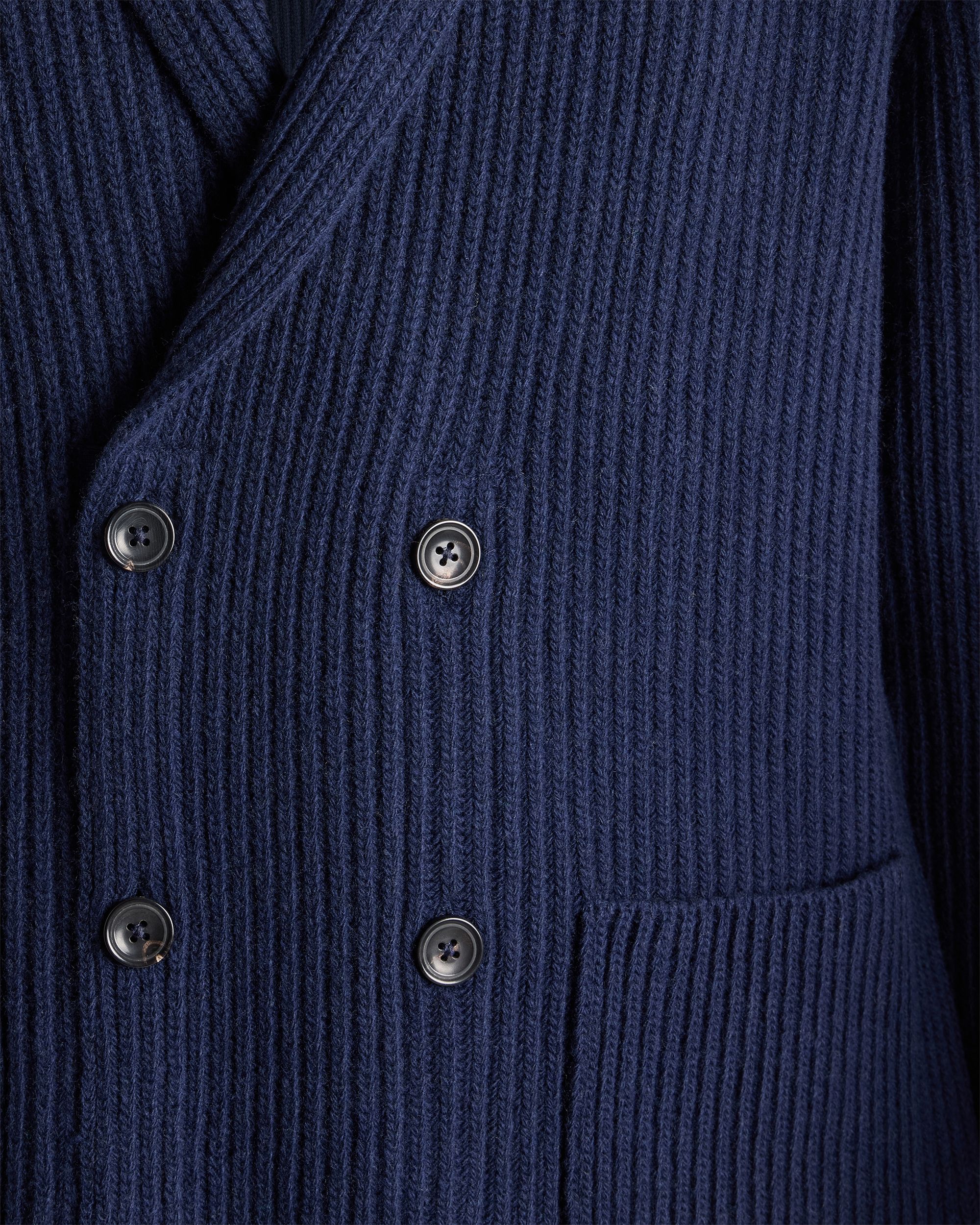 Bally Global - Cárdigan De Lana Navy Blue - Azul
