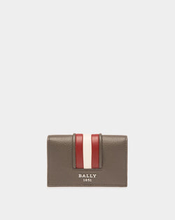 Balee Leather Beniness Card Holder In Army Green