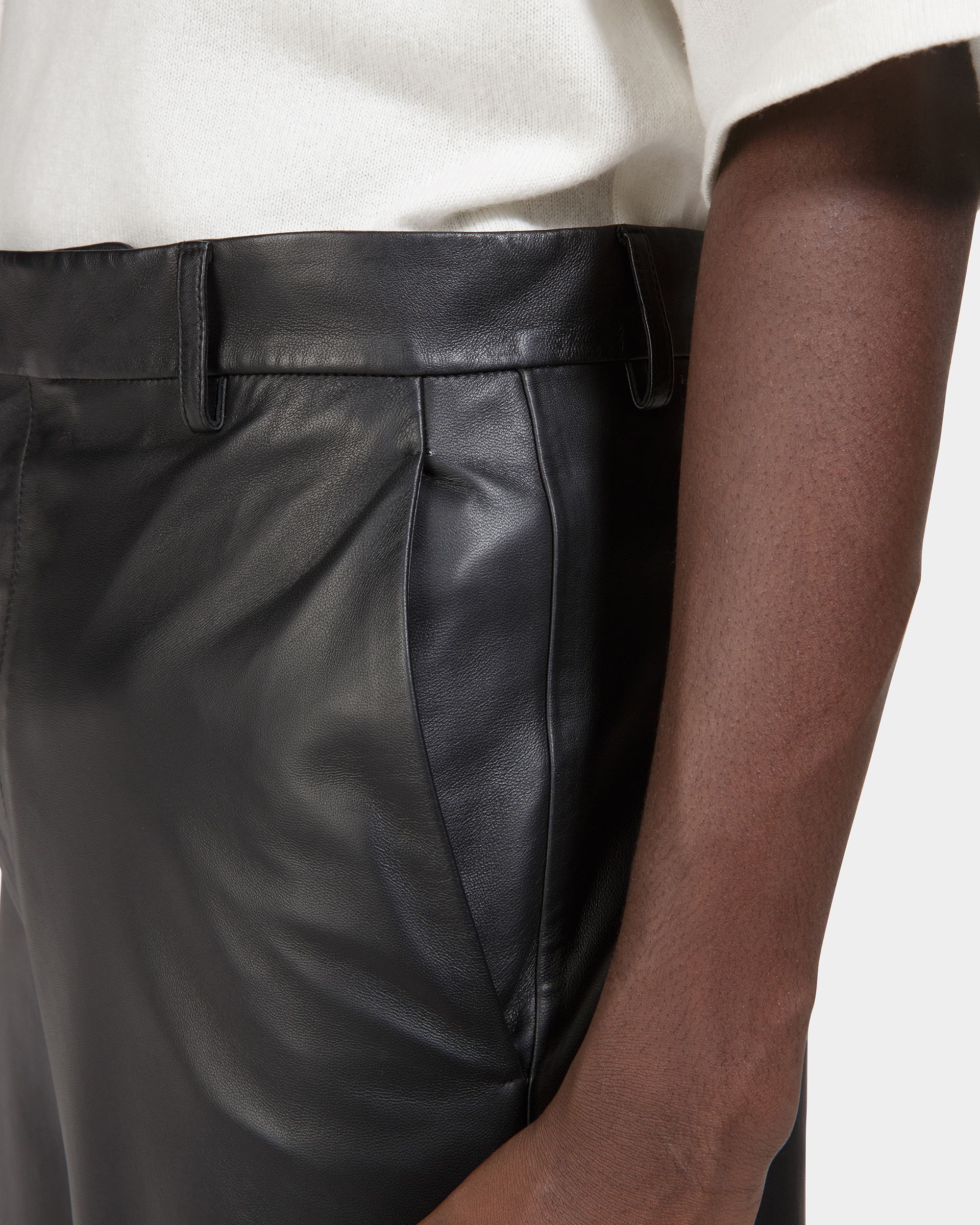 Bally Global - Leather Pants - Black