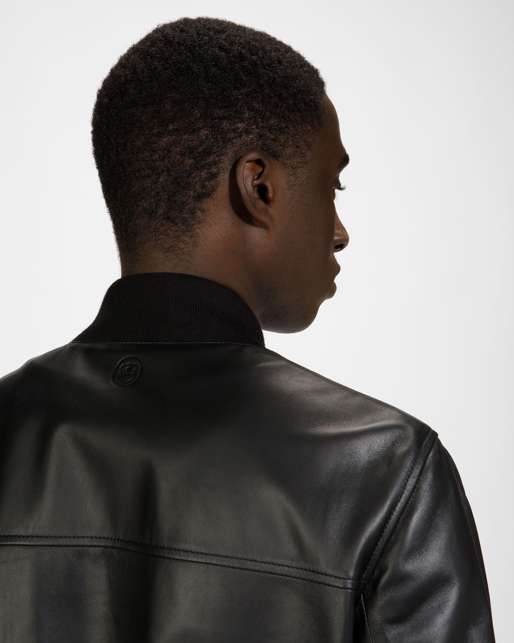 Bally Global - Leather Bomber Jacket In Black - Black