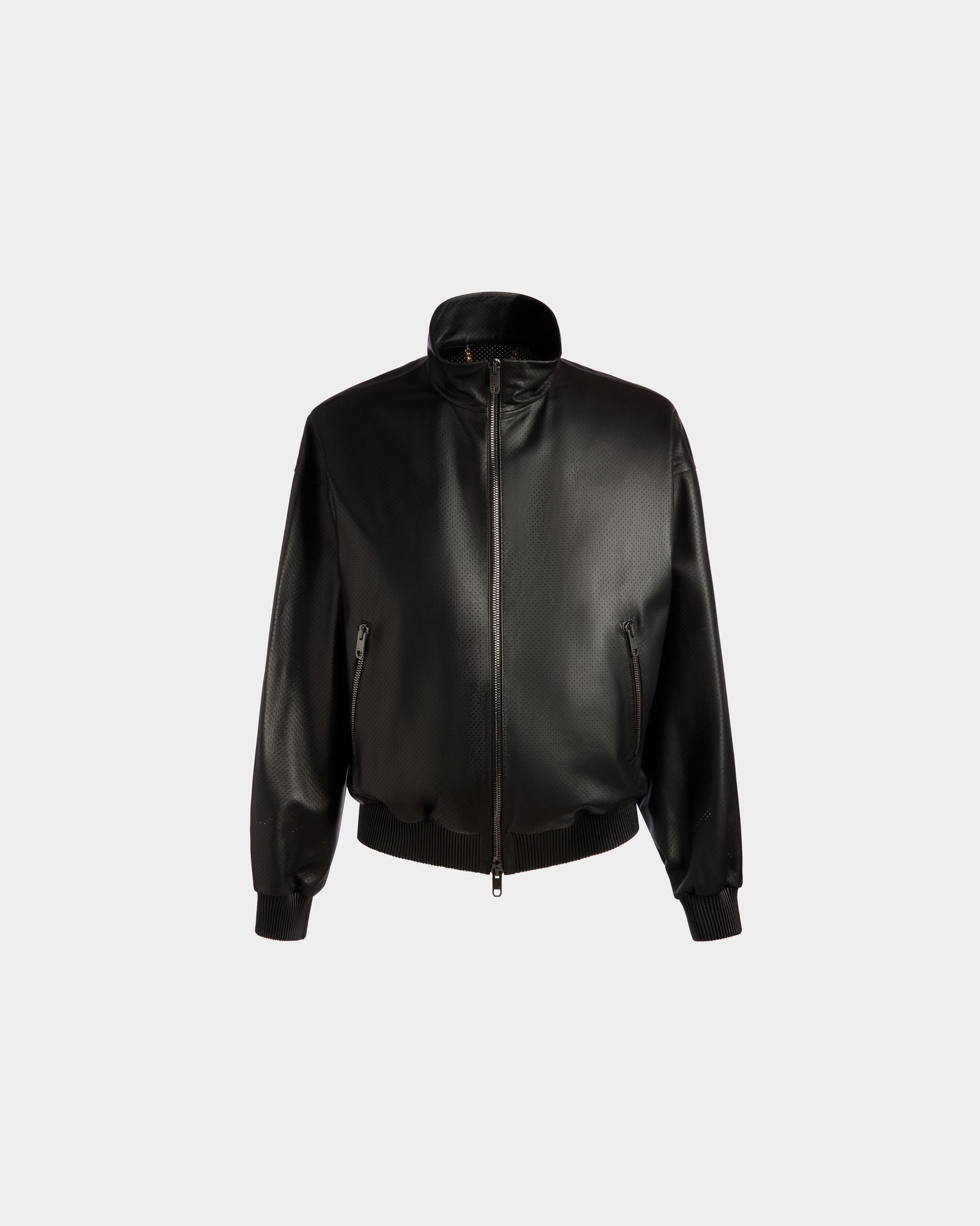 Bally Global - Adrien Brody Travel Collection Blouson In Black Leather - Black
