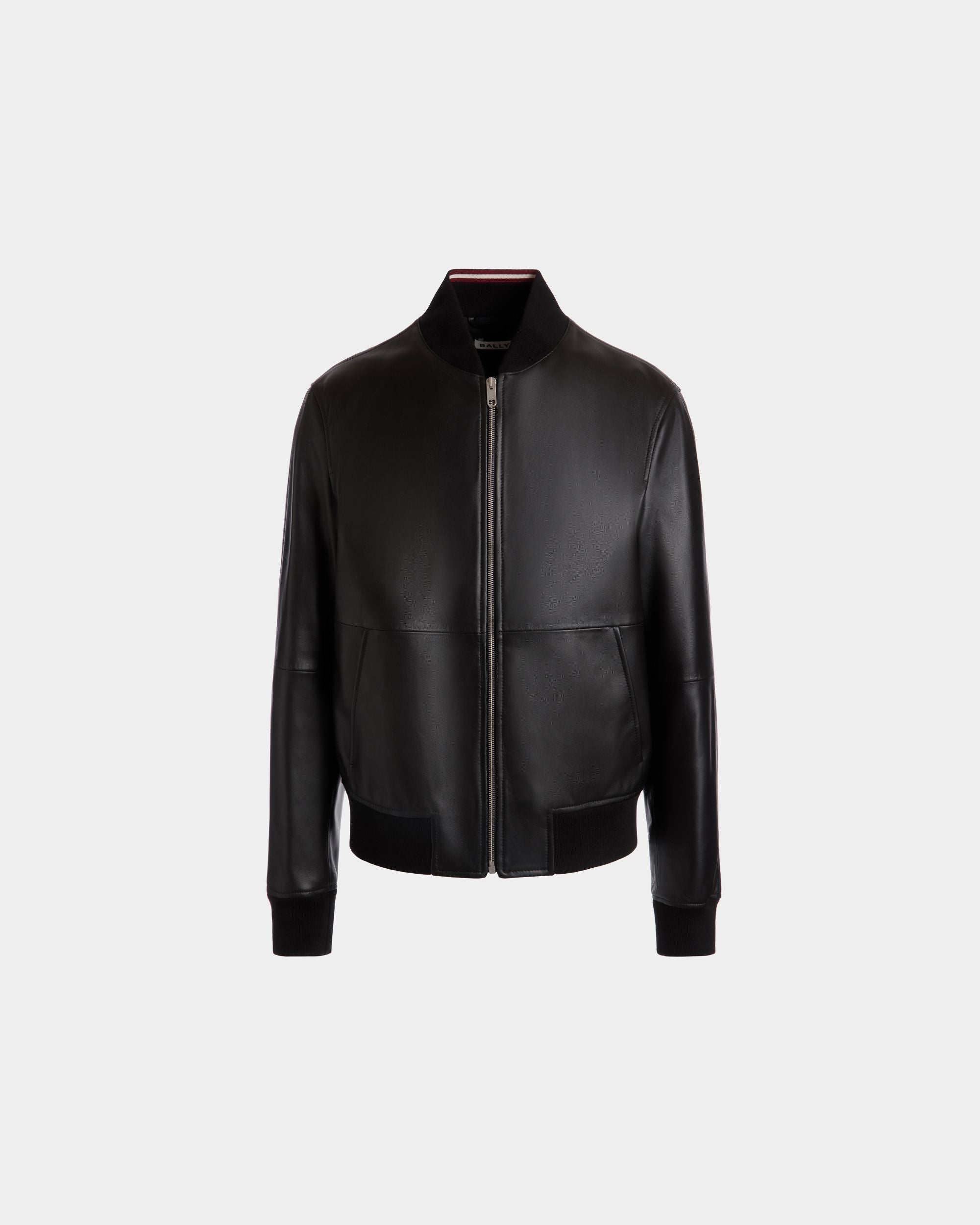 Bally Global - Bomber in Black Leather - Black