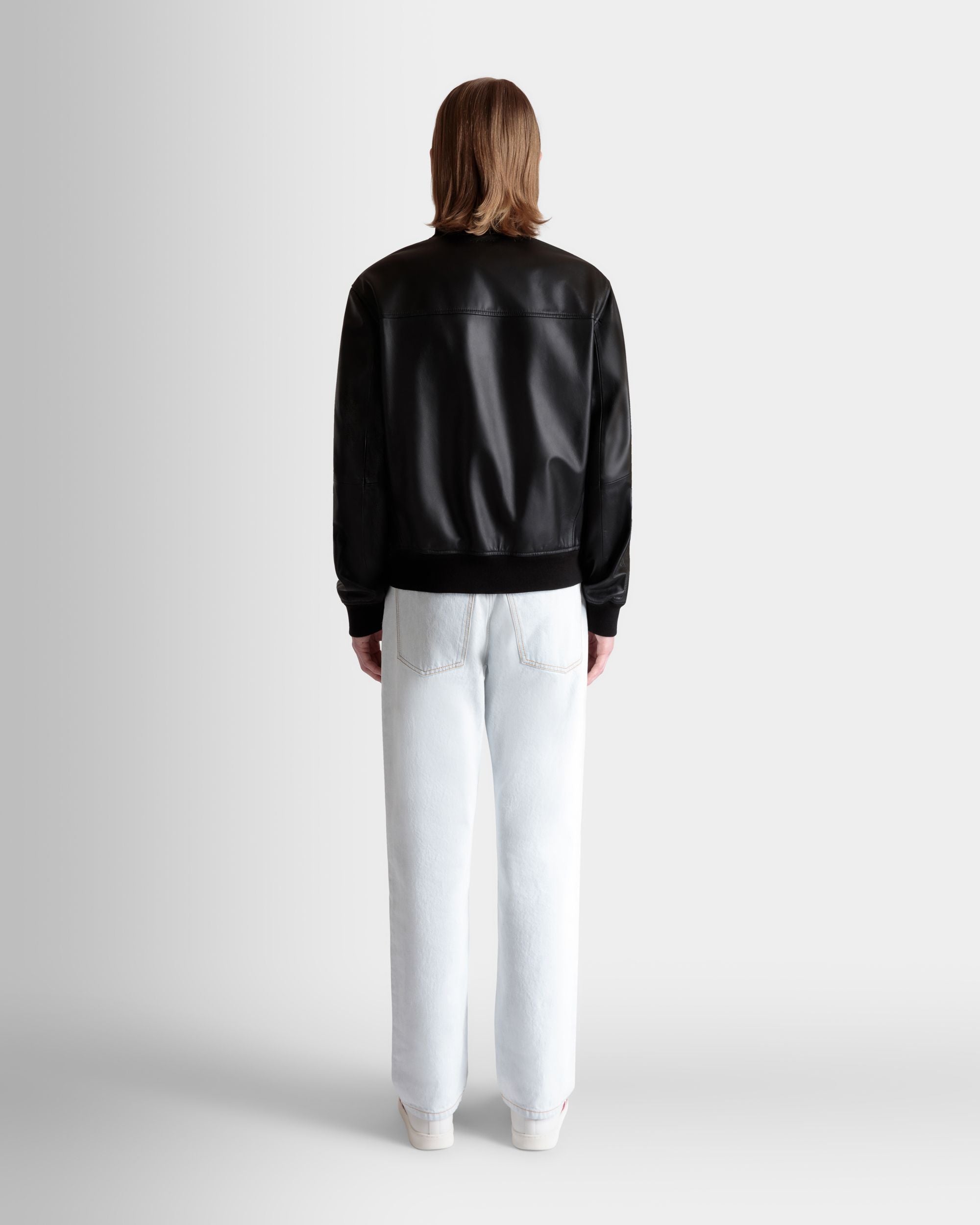 Bally Global - Bomber in Black Leather - Black