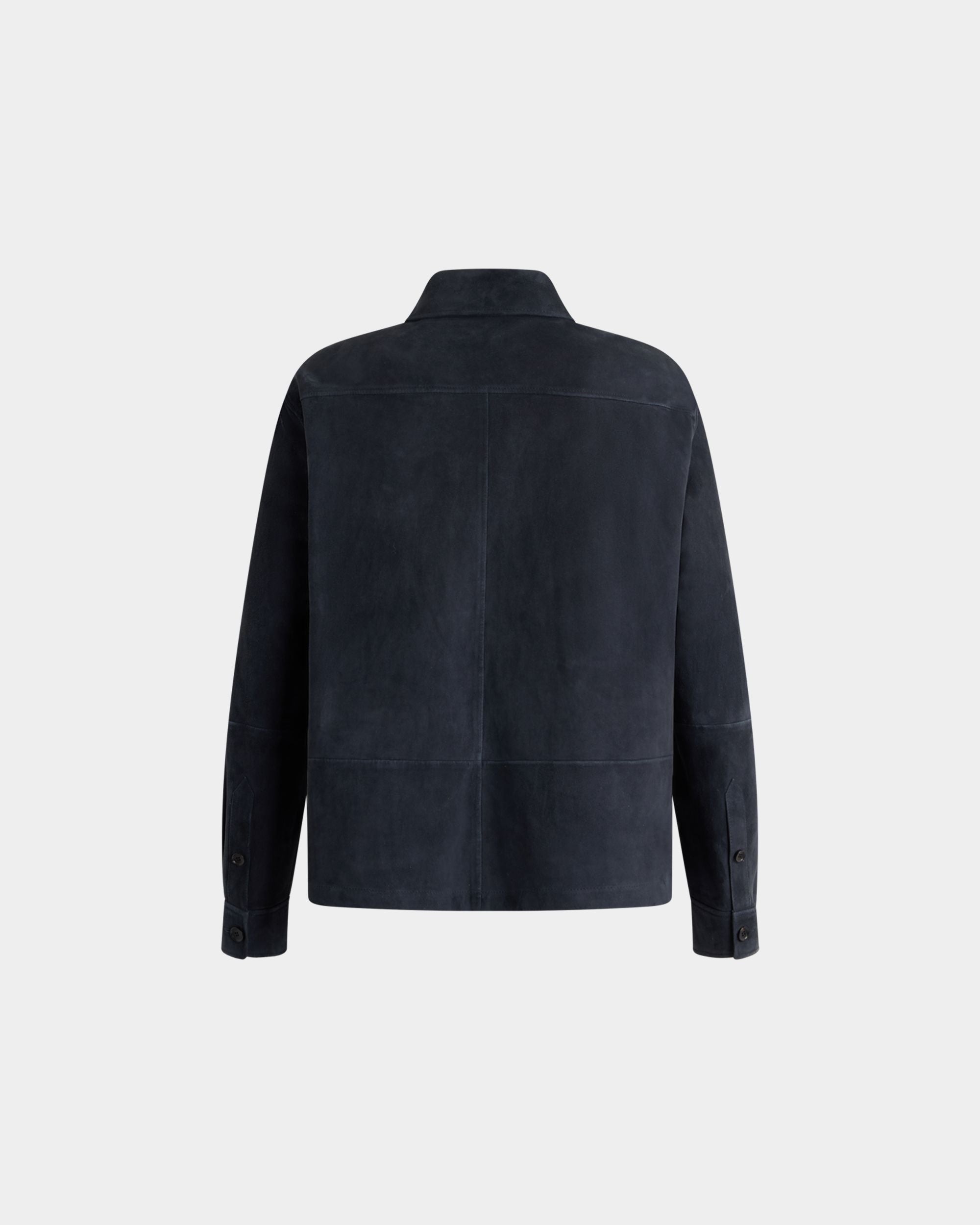 Bally Global - Chaqueta Sahariana De Ante Navy Blue - Azul