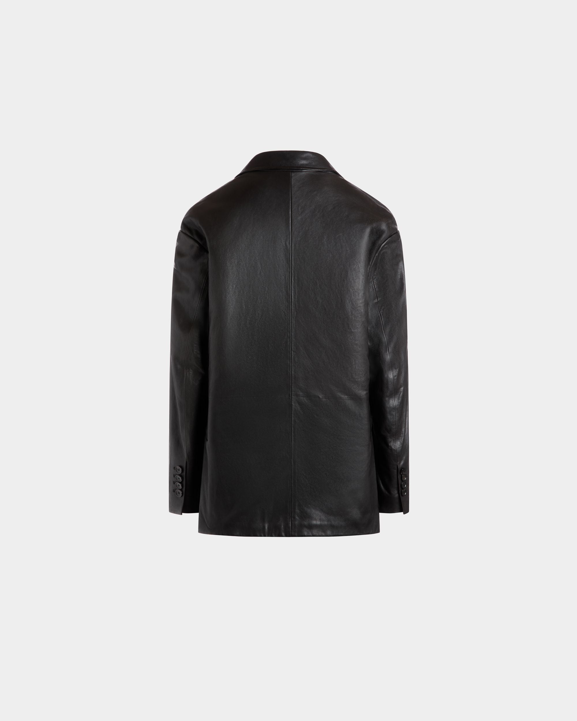 Bally Global - Blazer Con Forro De Borreguillo De Piel Negra - Negro
