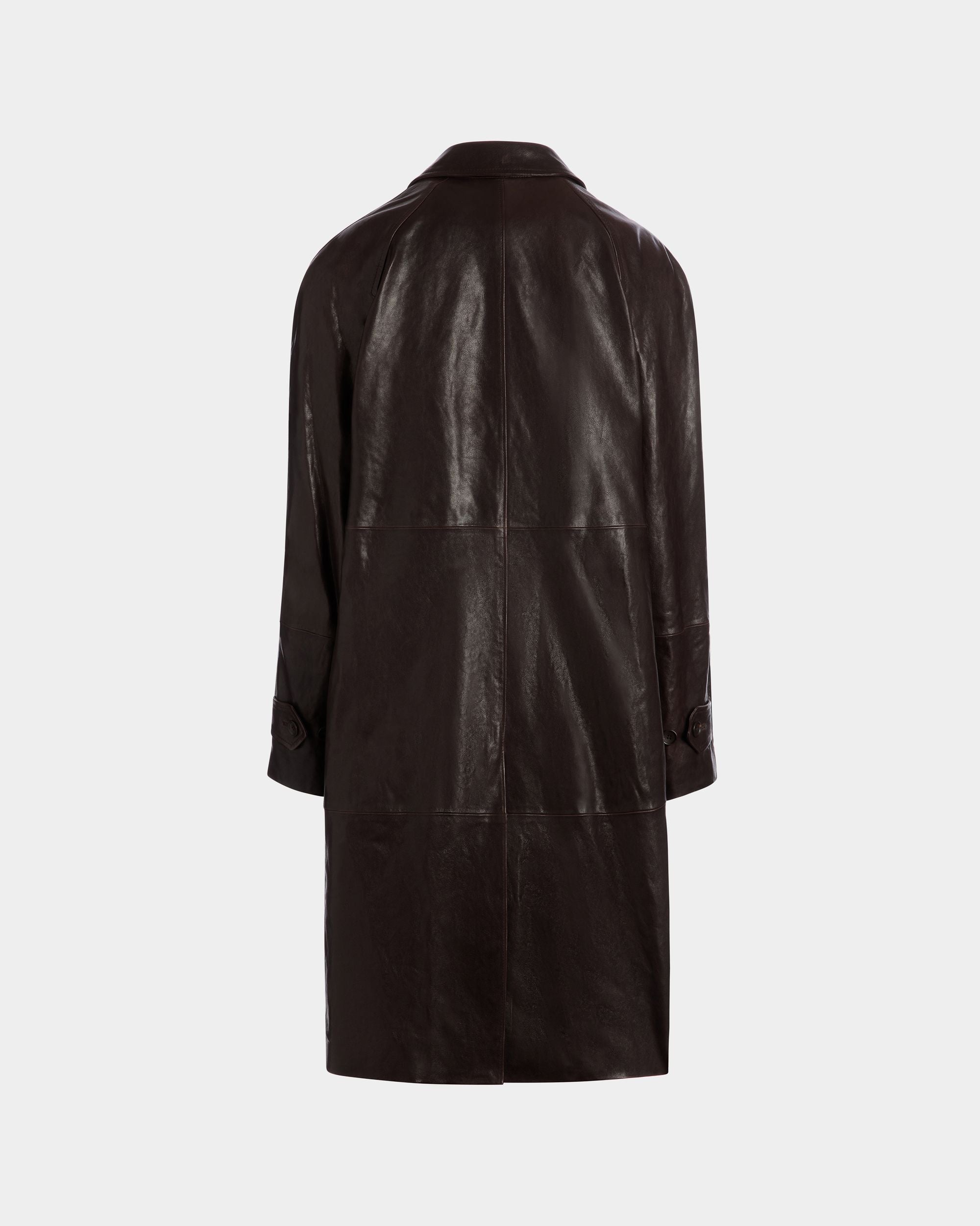 Bally Global - Coat in Brown Leather - Brown