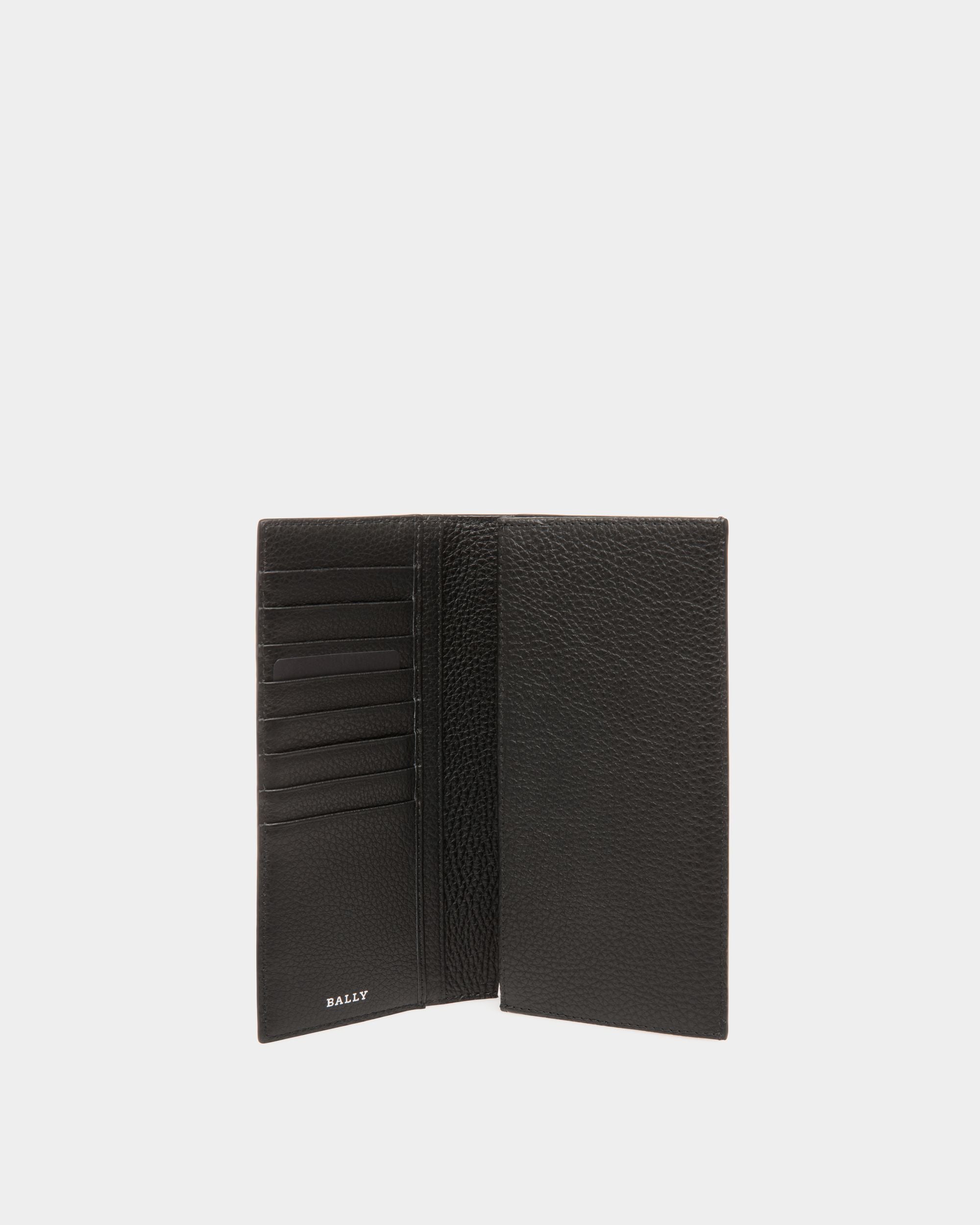 Bally Global - Continental Wallet in Black Embossed Leather - Black