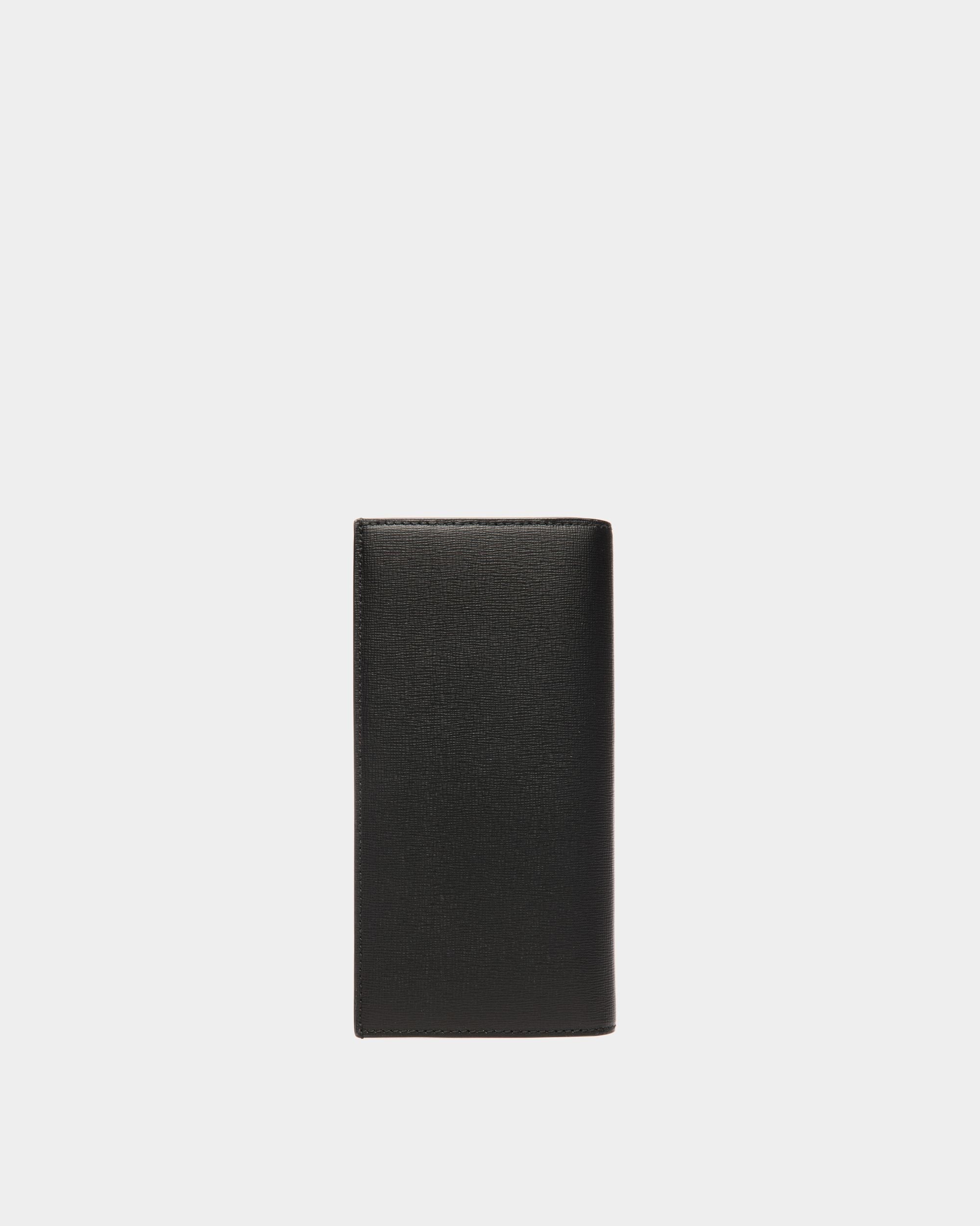 Bally Global - Mythos Continental Wallet In Black Recycled Leather - Black