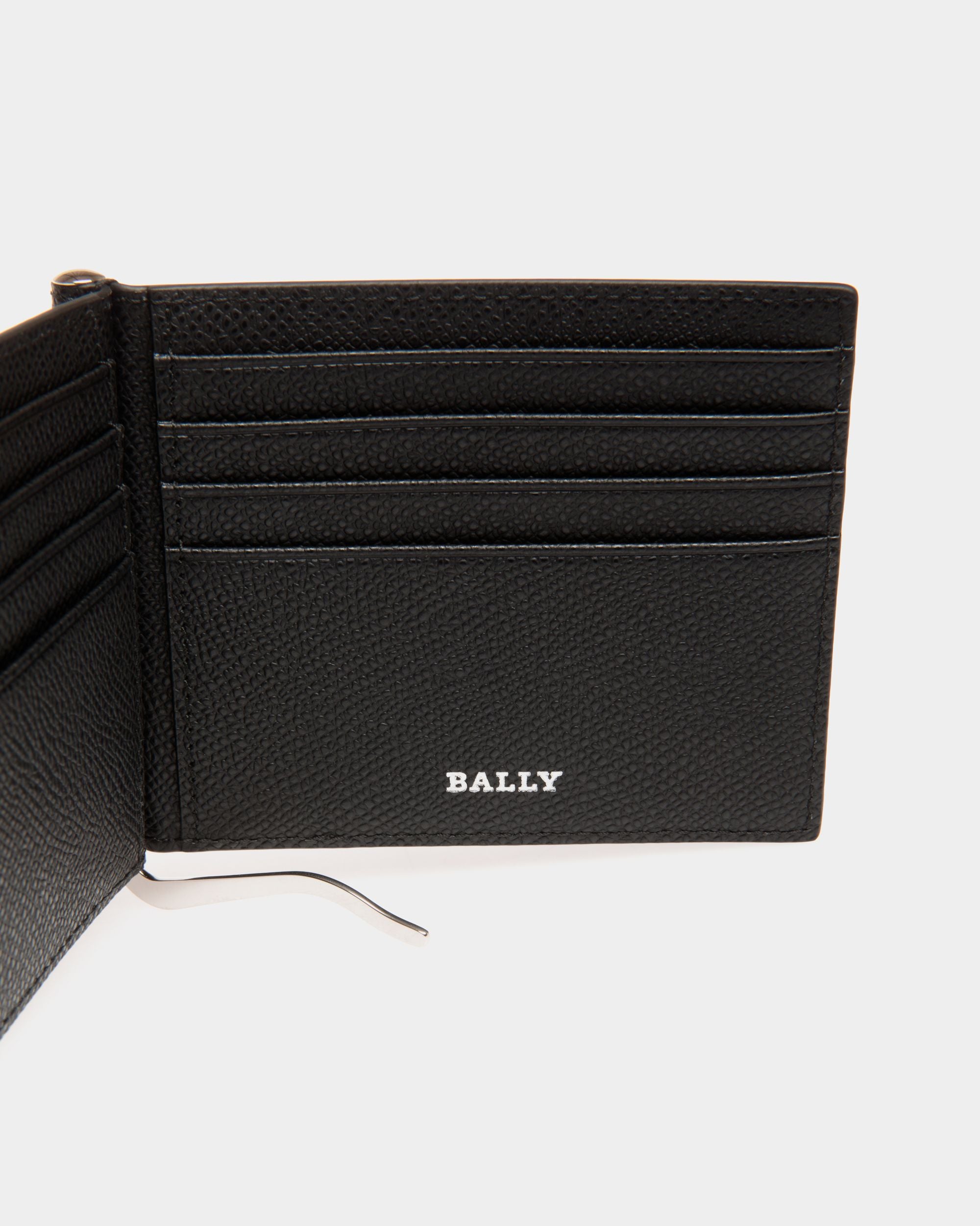 Bally Global - Wallet In Black Embossed Leather - Black