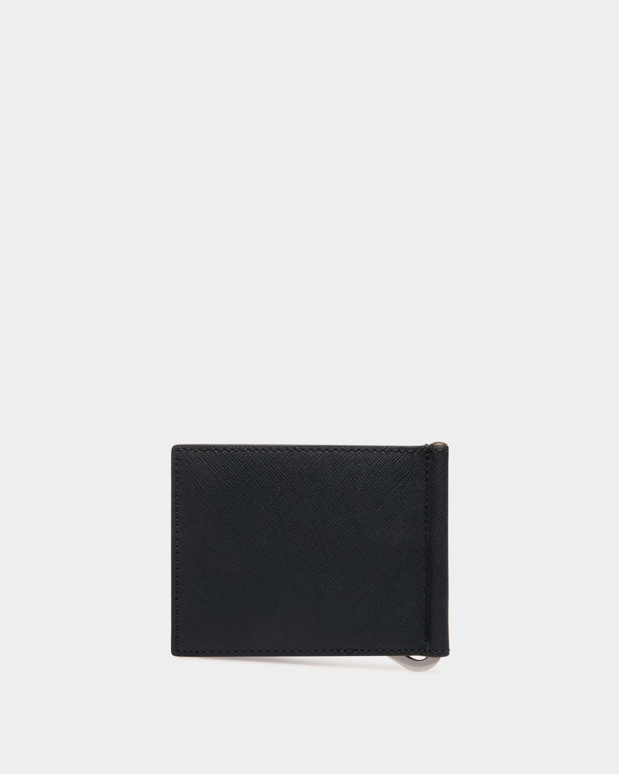 Bally Global - Wallet in Blue Embossed Leather - Black