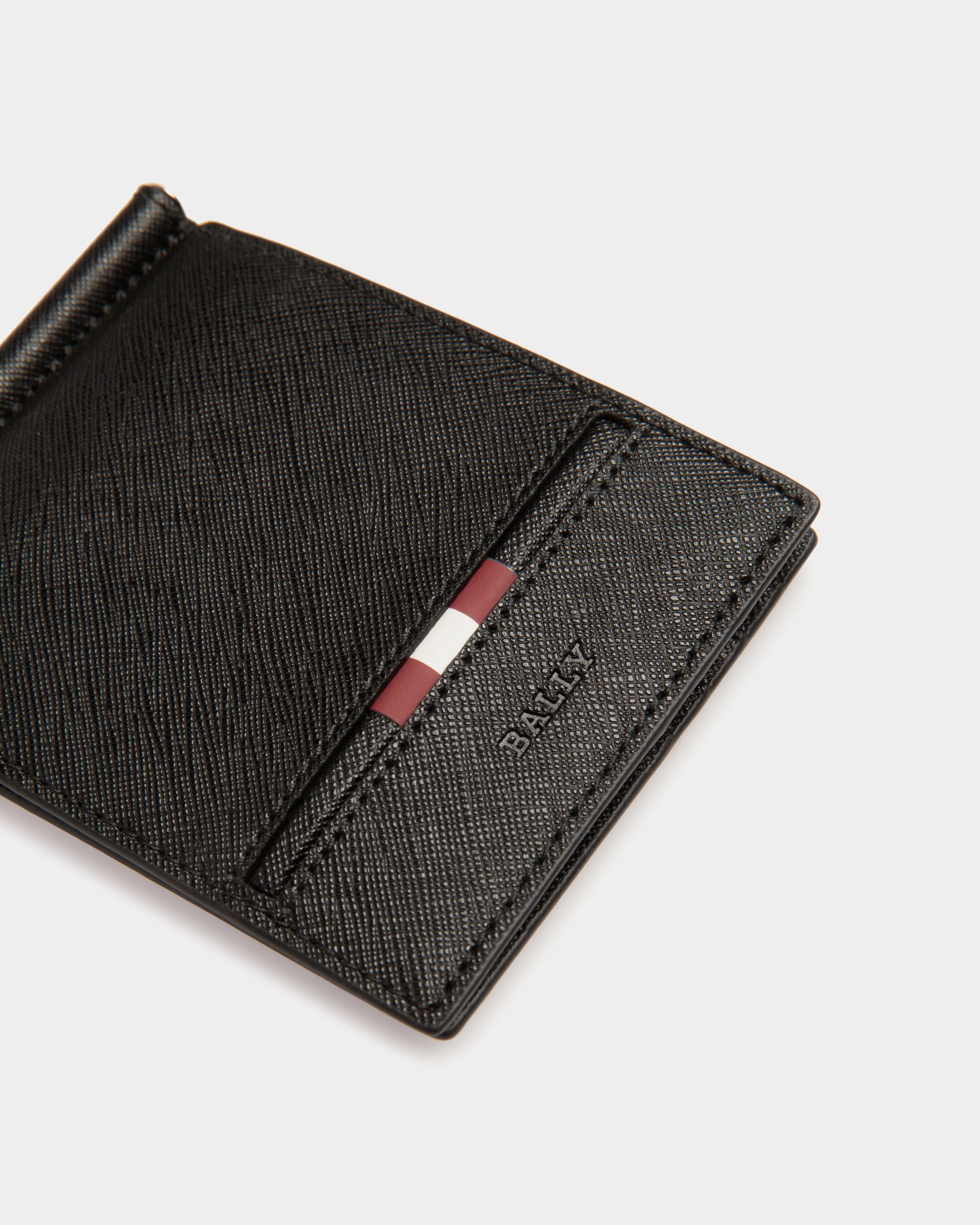 Bally Global - Wallet in Black Embossed Leather - Black