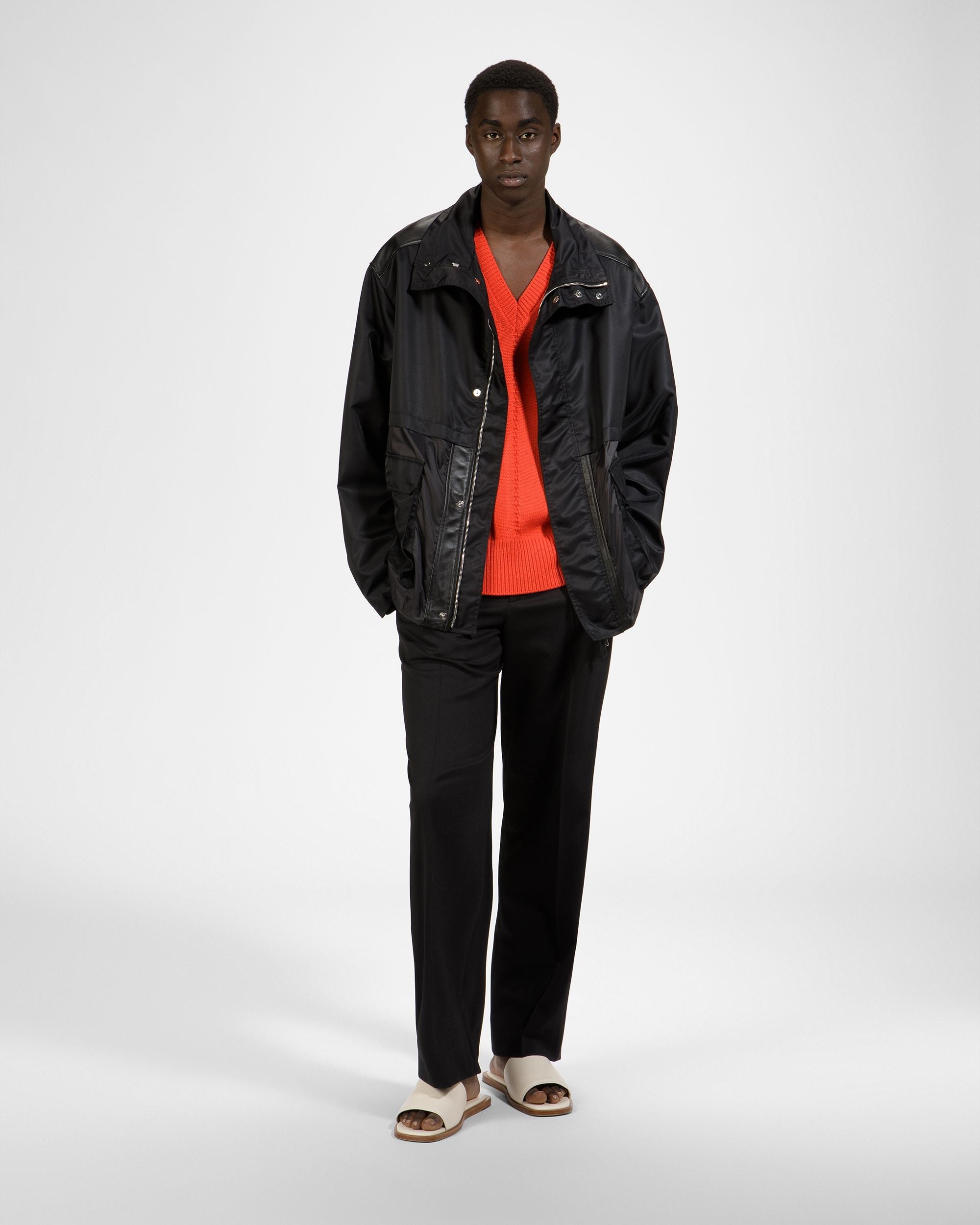 Bally Global - Blouson Bomber Jacket In Black - Black
