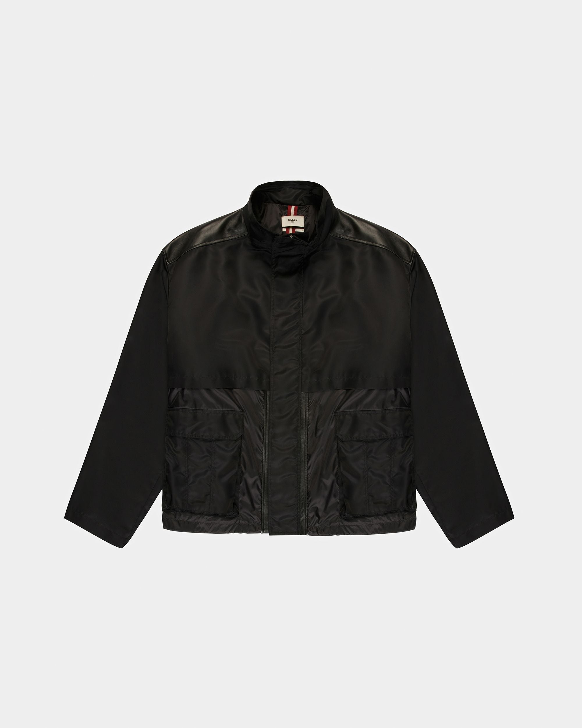 Bally Global - Blouson Bomber Jacket In Black - Black