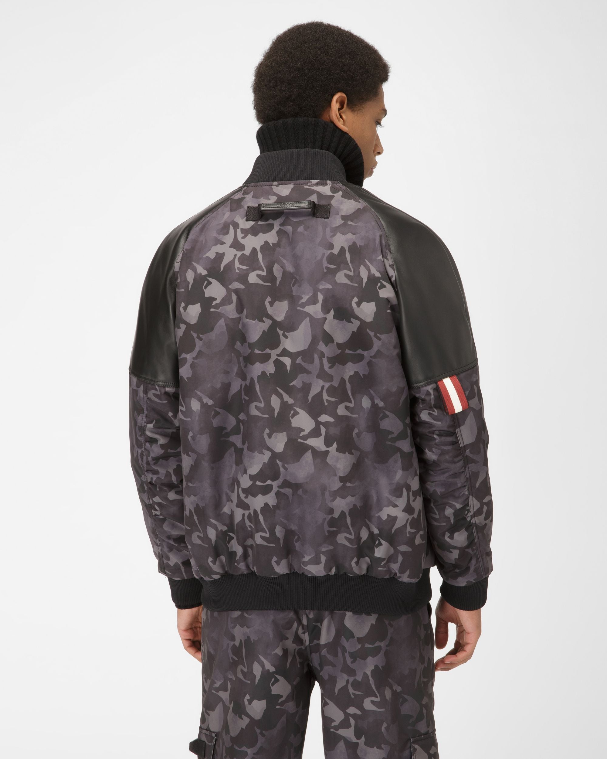 Bally Global - Recycled Nylon Bomber Jacket In Black - Black