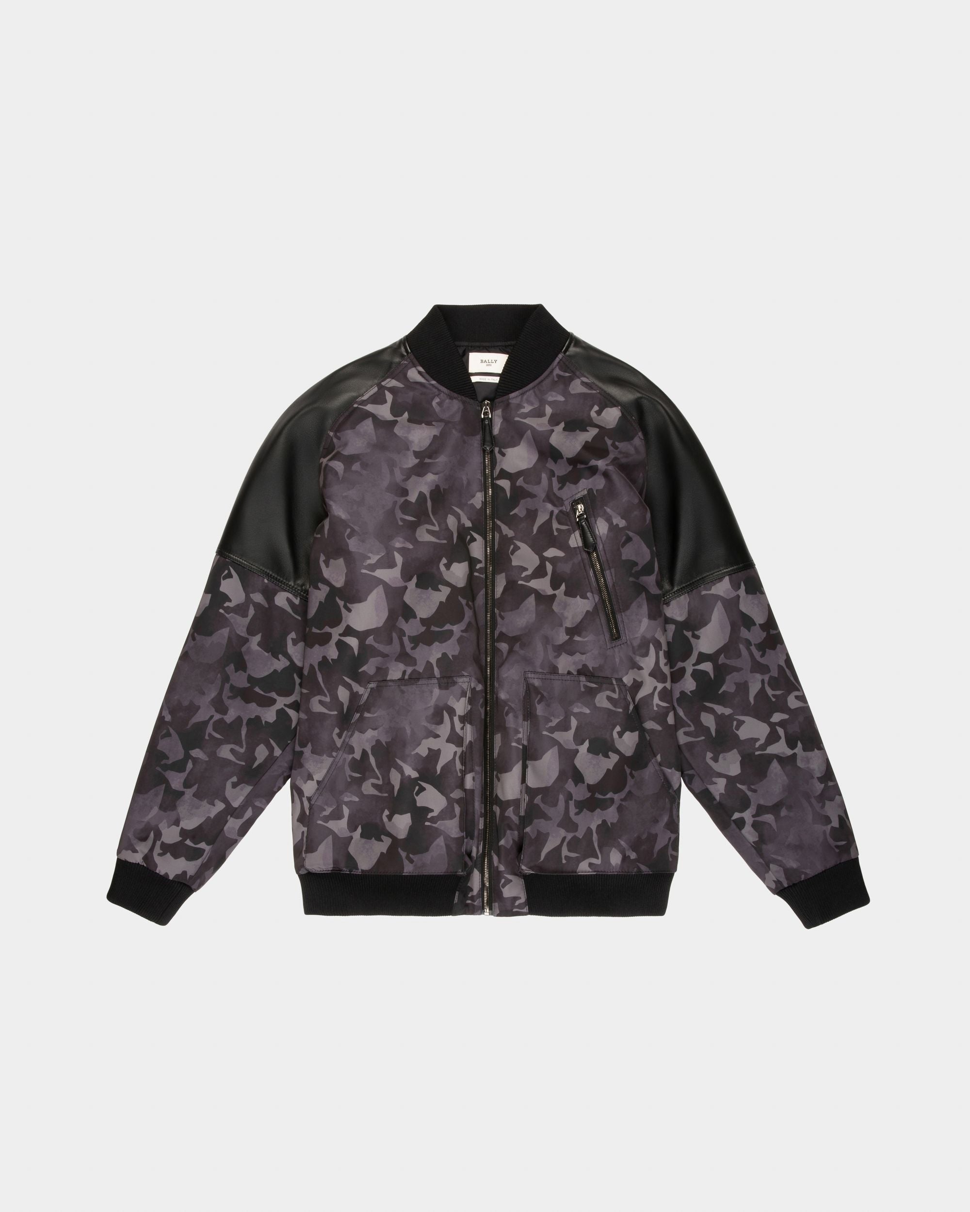 Bally Global - Recycled Nylon Bomber Jacket In Black - Black