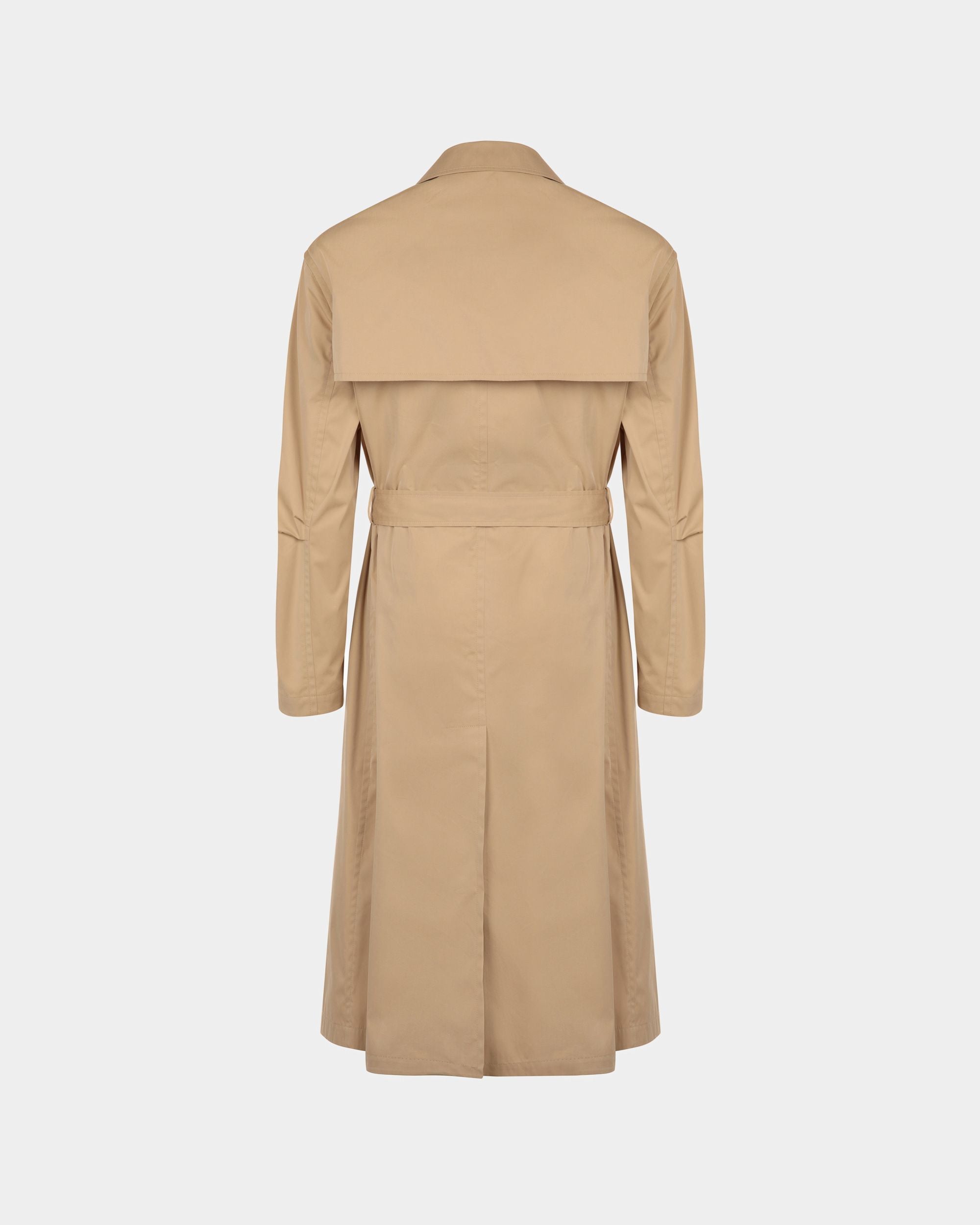 Bally Global - Gabardina De Tela En Cámel - Marrón