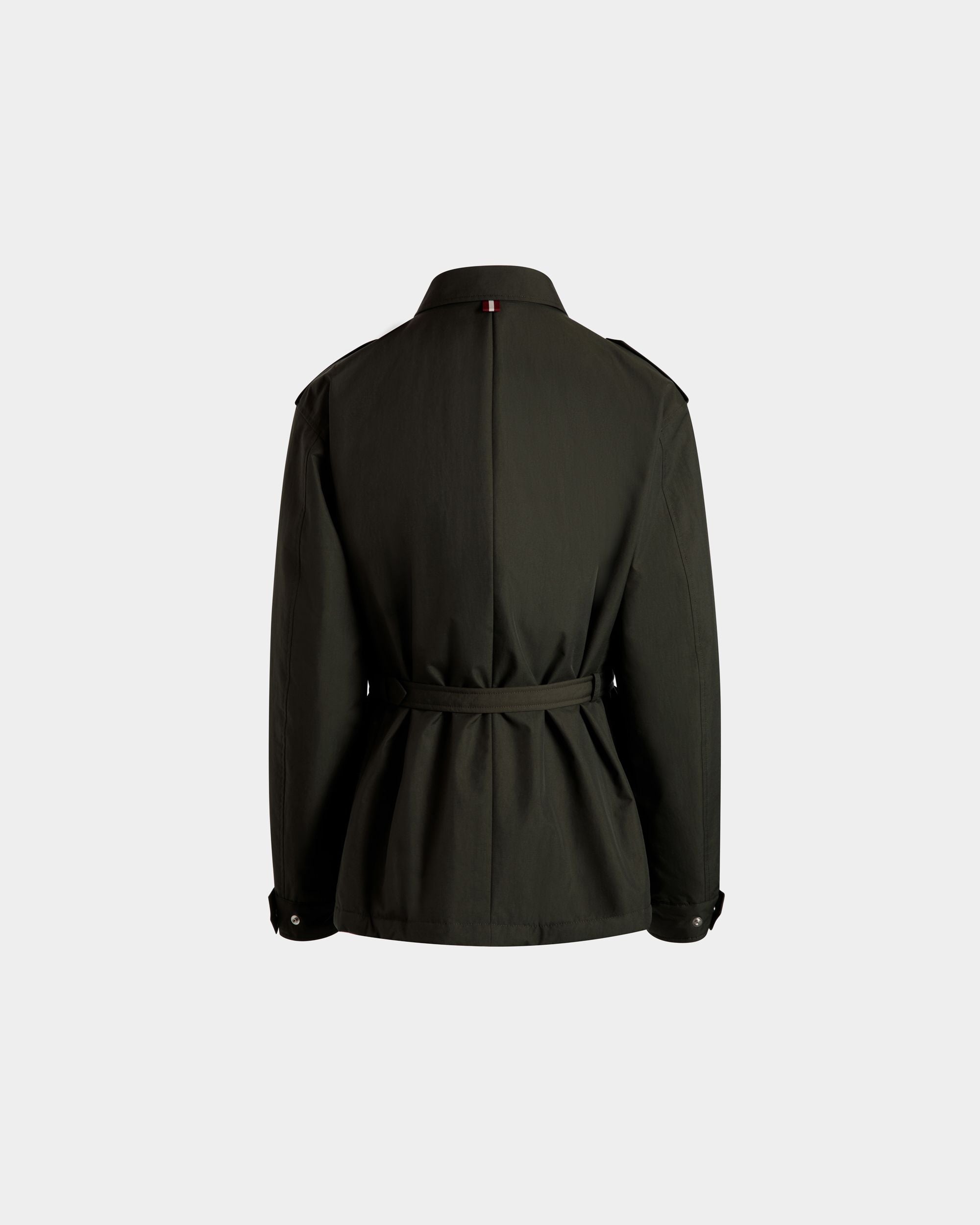 Bally Global - Field Jacket In Military Green Nylon - Vert