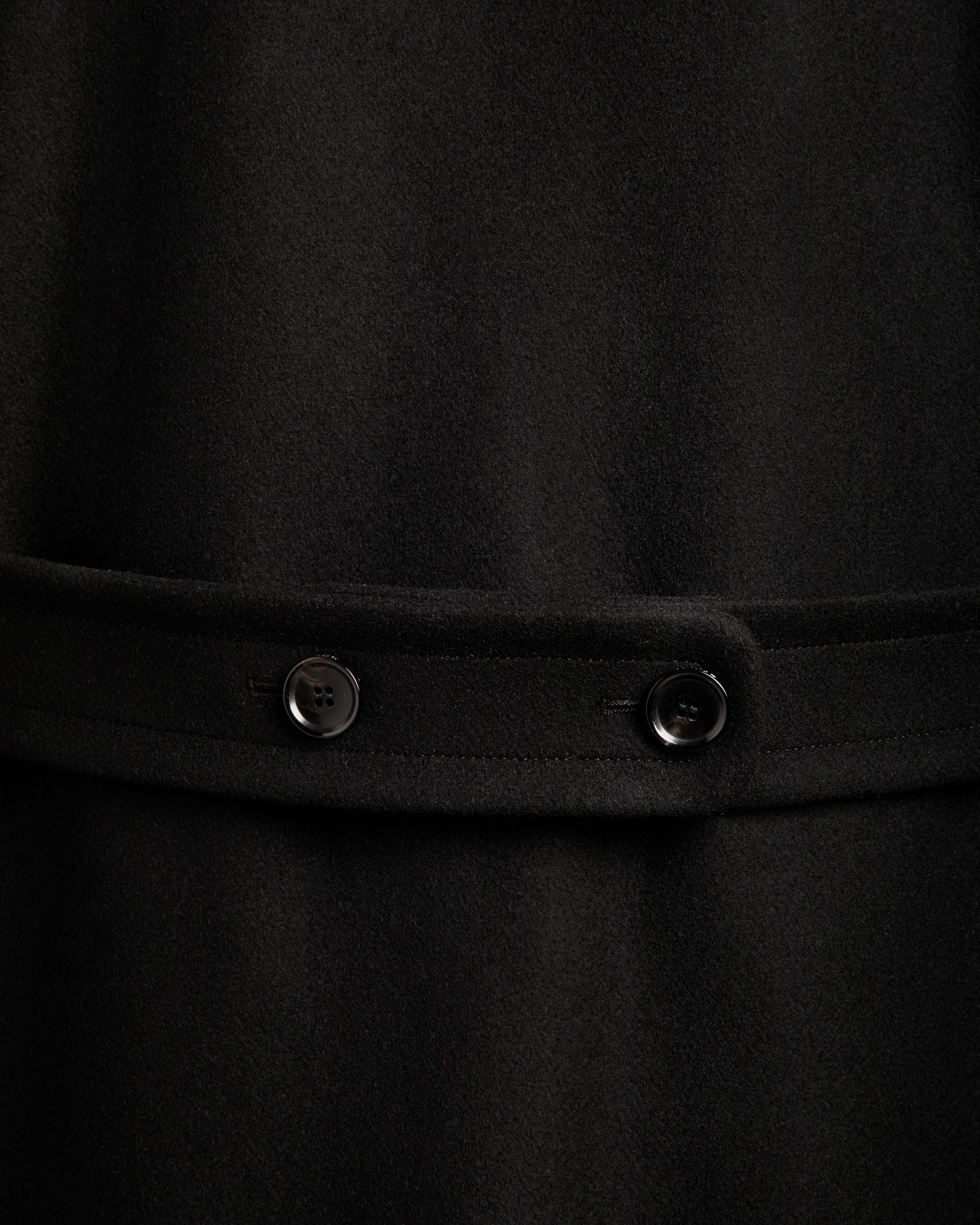 Bally Global - Adrien Brody Travel Collection Peacot In Black Wool Blend - Black