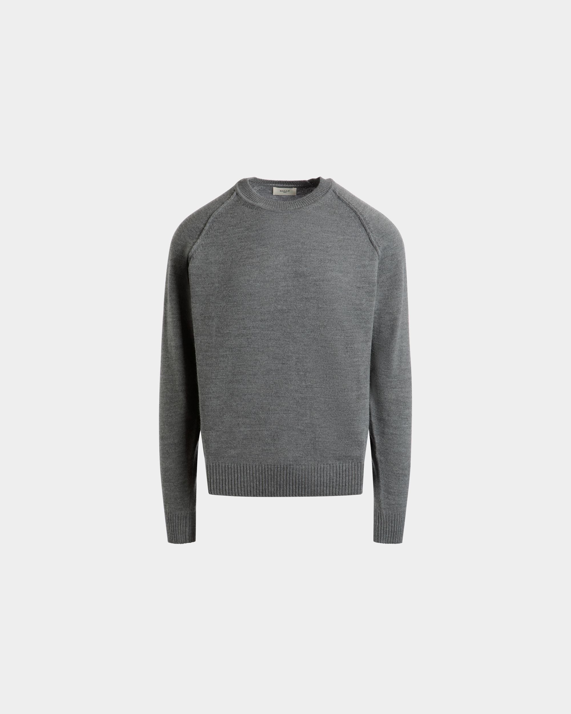 Bally Global - Pull En Laine Grise - Gris