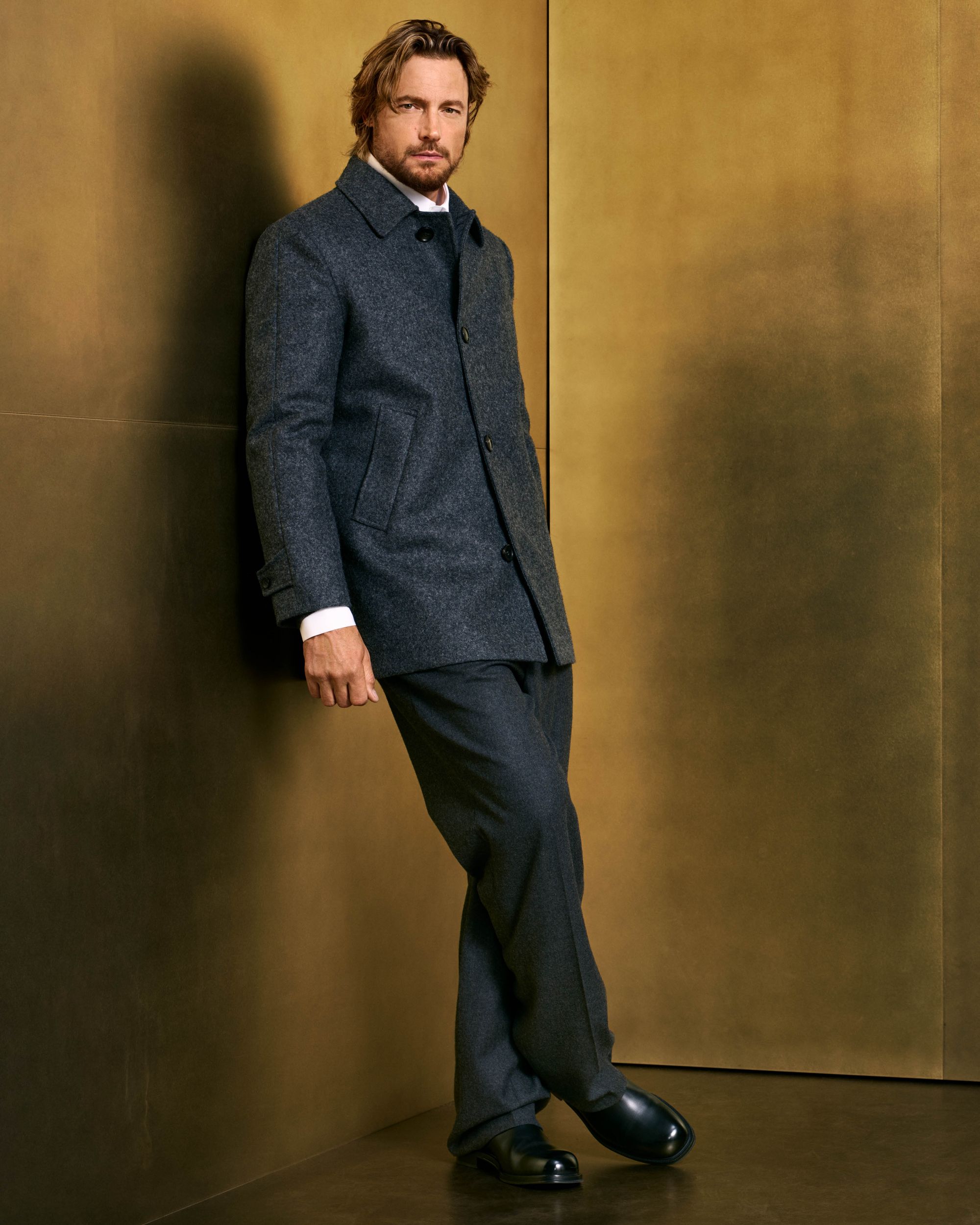 Bally Global - Car Coat in Dark Grey Wool - Grey