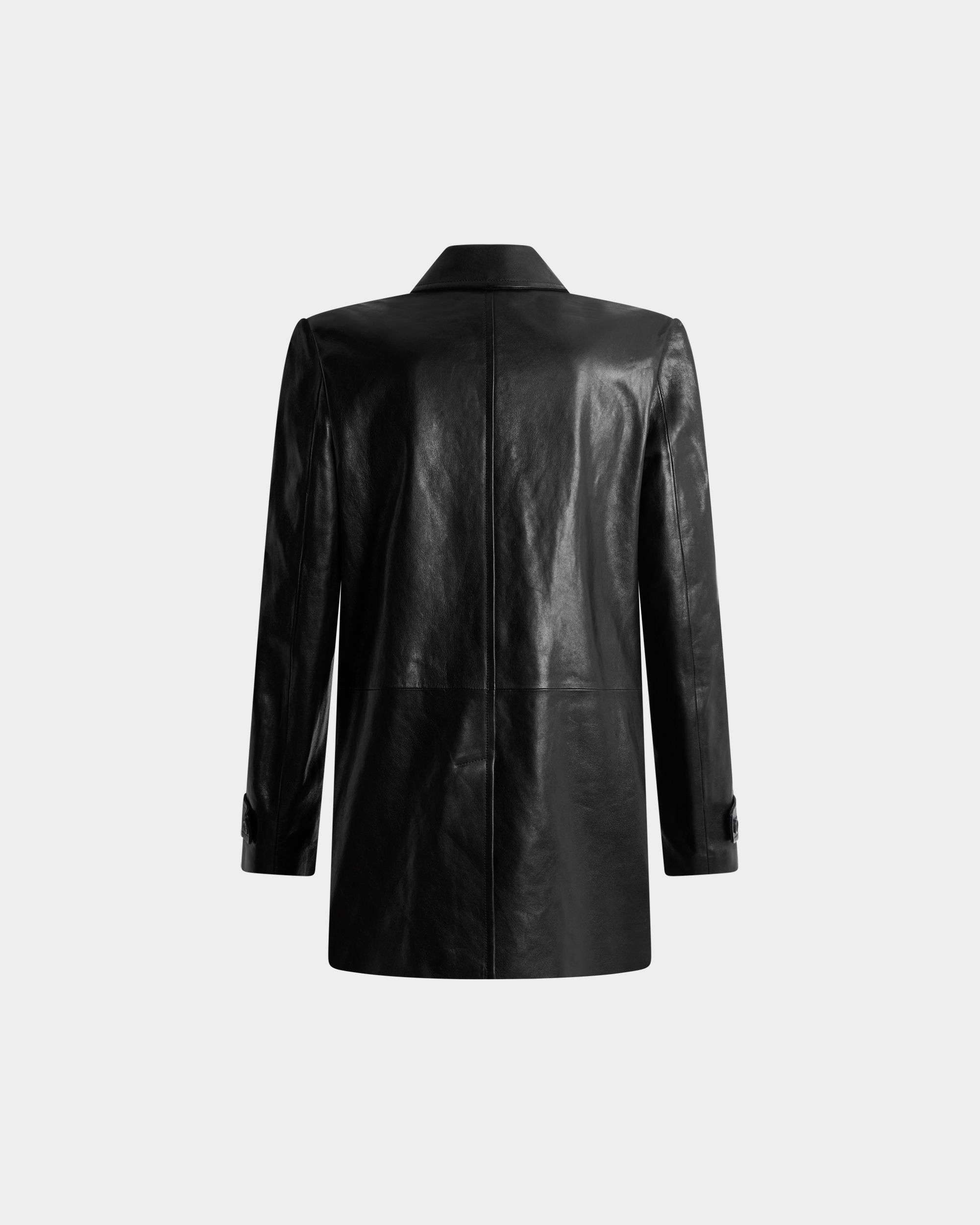 Bally Global - Car Coat in Black Leather - Black