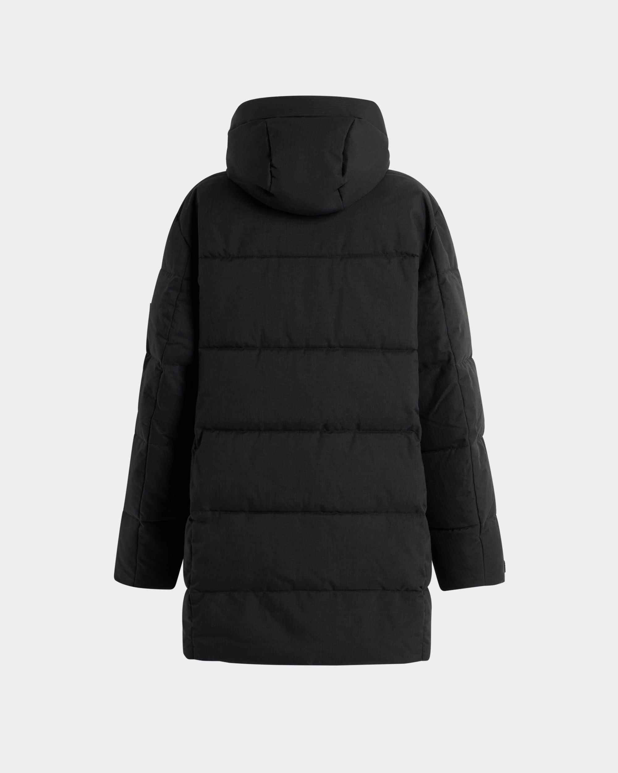 Bally Global - Medium Length Puffer in Black Polyester - Black