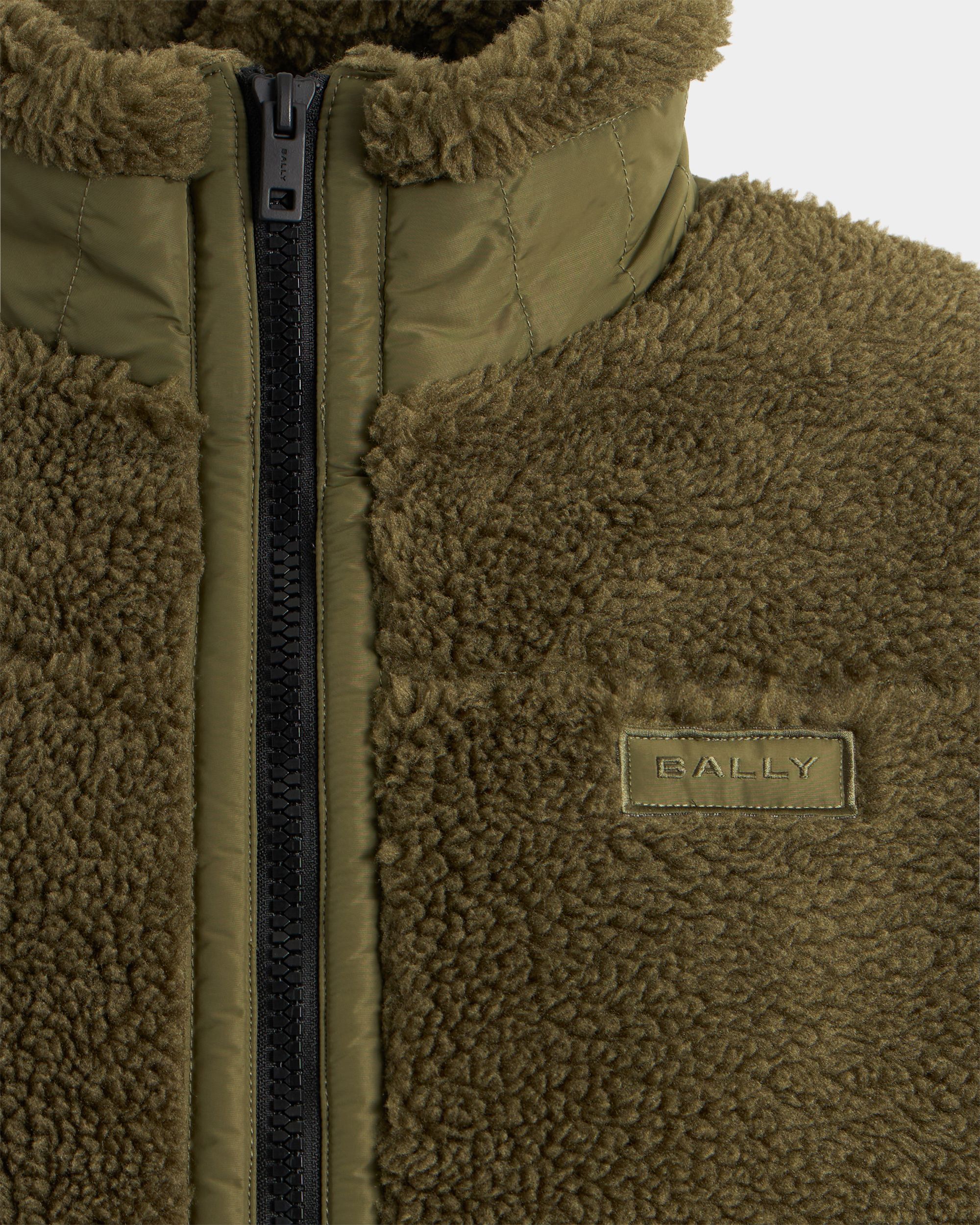 Bally Global - Fleece Jacket in Military Green Polyester - Green
