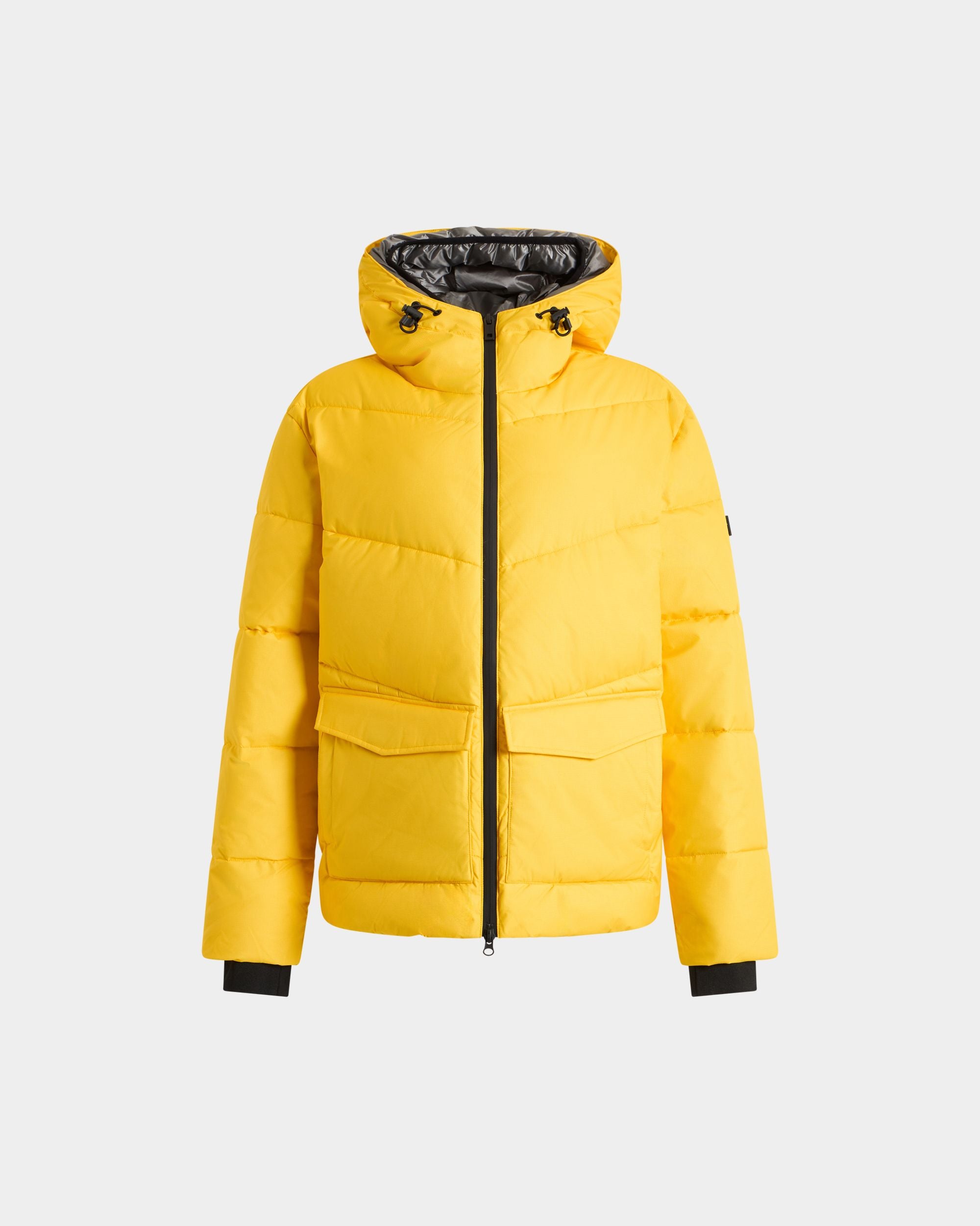 Bally Global - Puffer Jacket in Yellow Nylon Fabric - Yellow