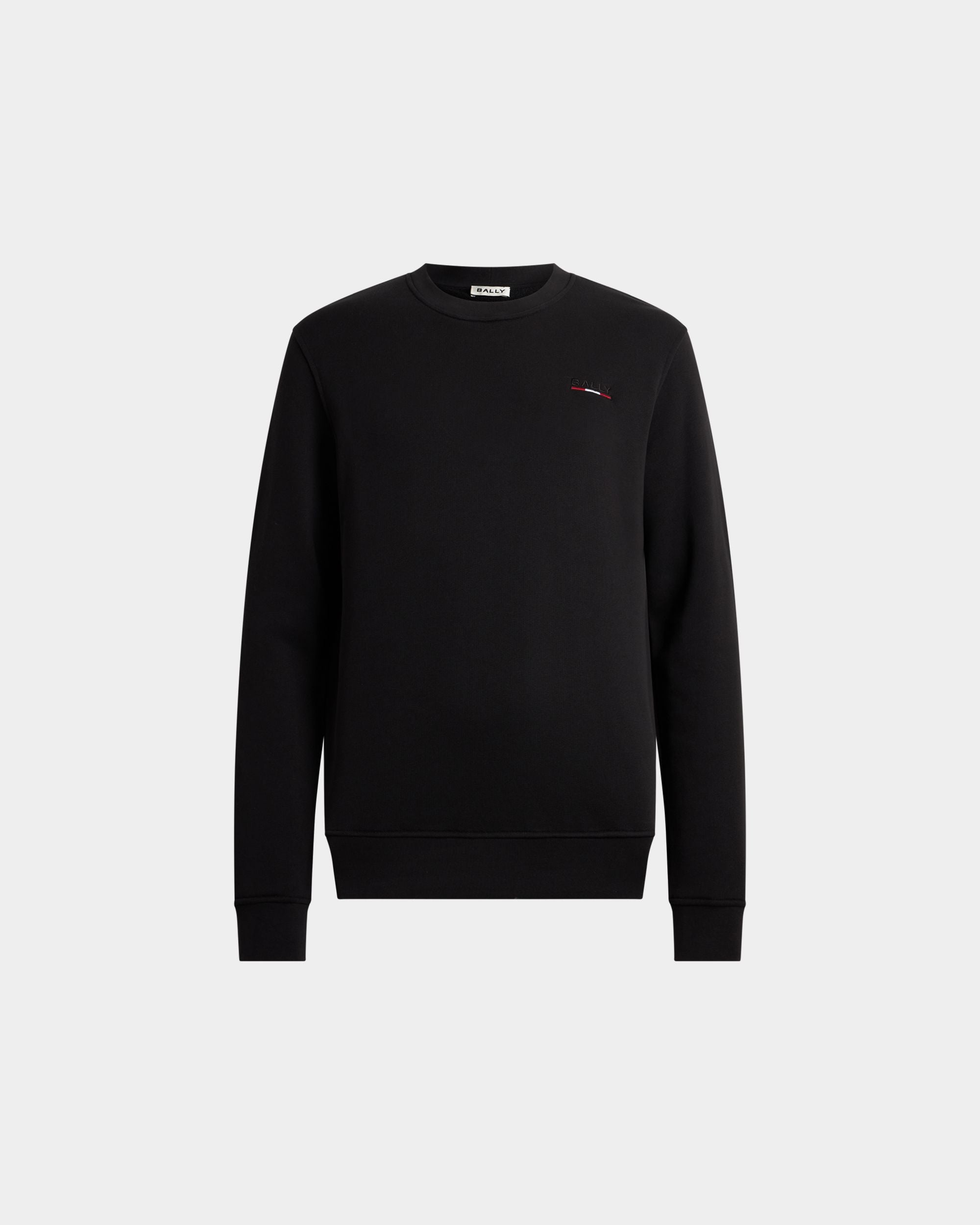Bally Global - Crewneck Sweatshirt in Black Cotton - Black