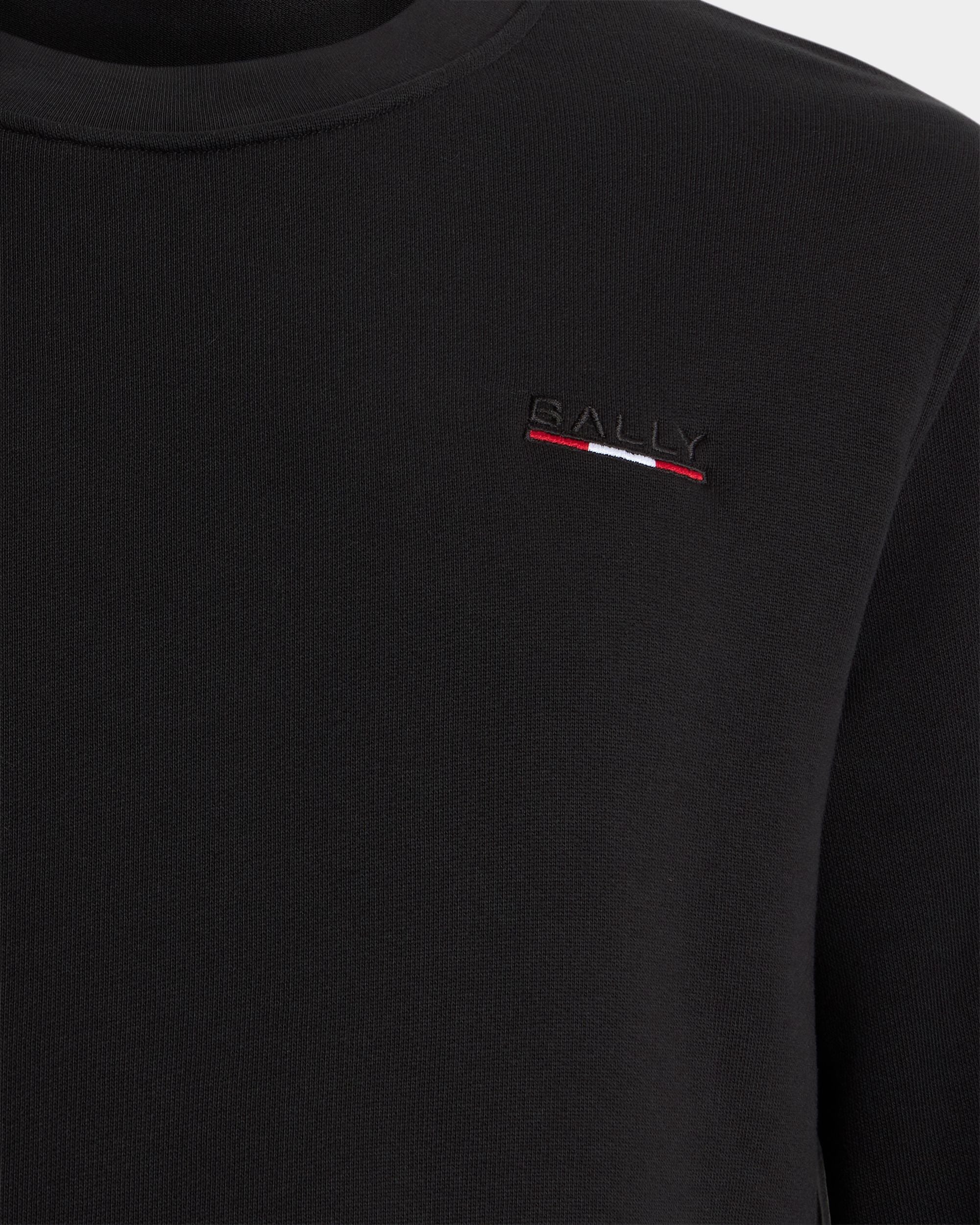 Bally Global - Crewneck Sweatshirt in Black Cotton - Black