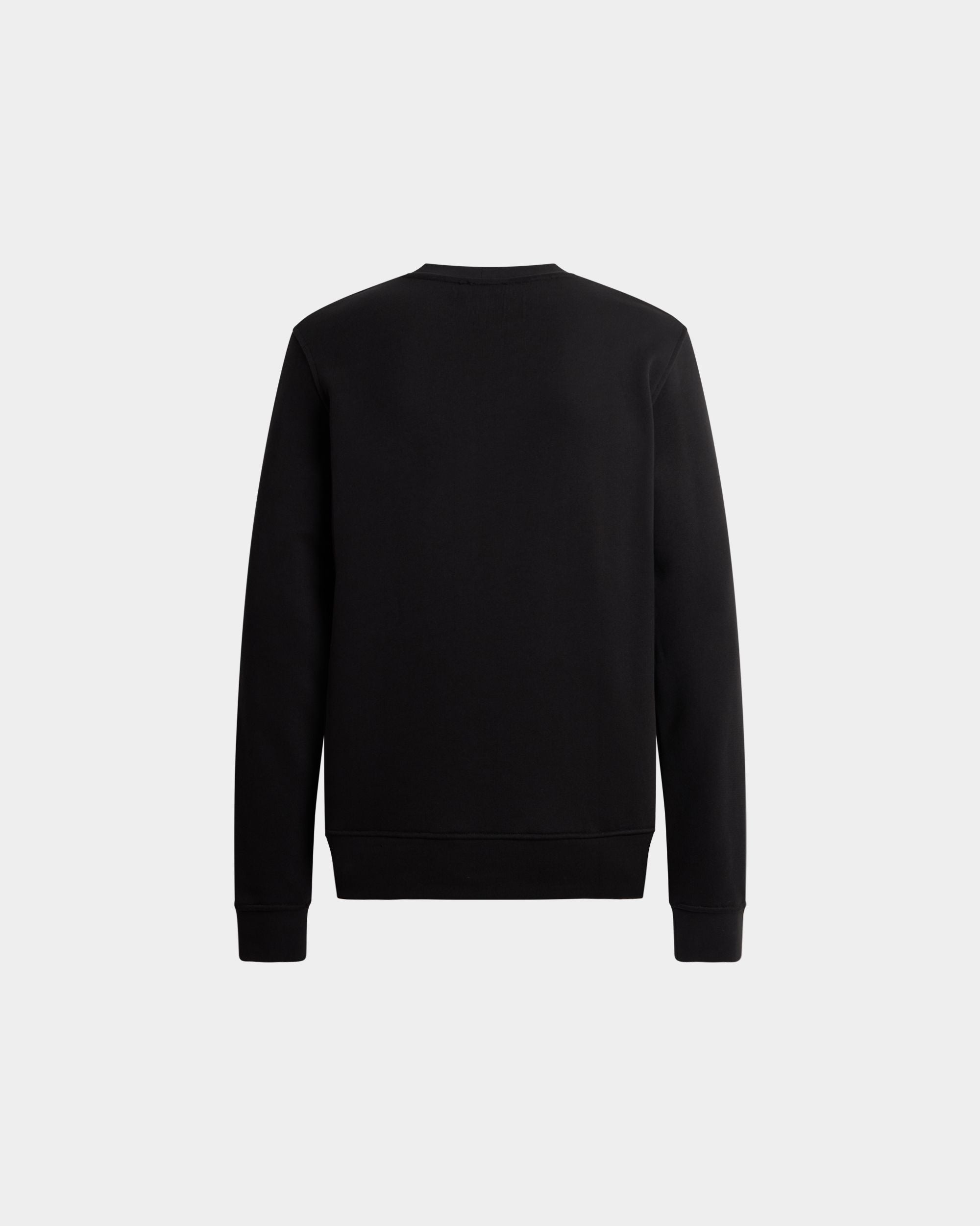 Bally Global - Crewneck Sweatshirt in Black Cotton - Black