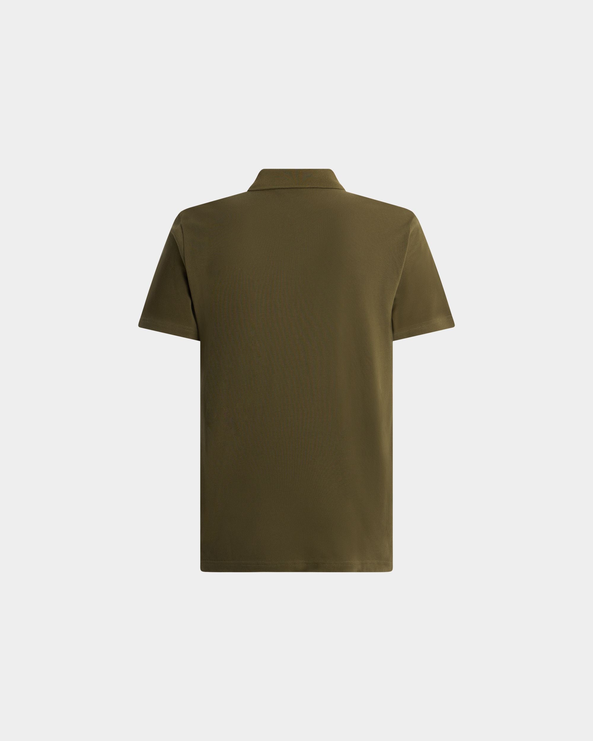 Bally Global - Polo Shirt in Military Green Cotton - Green