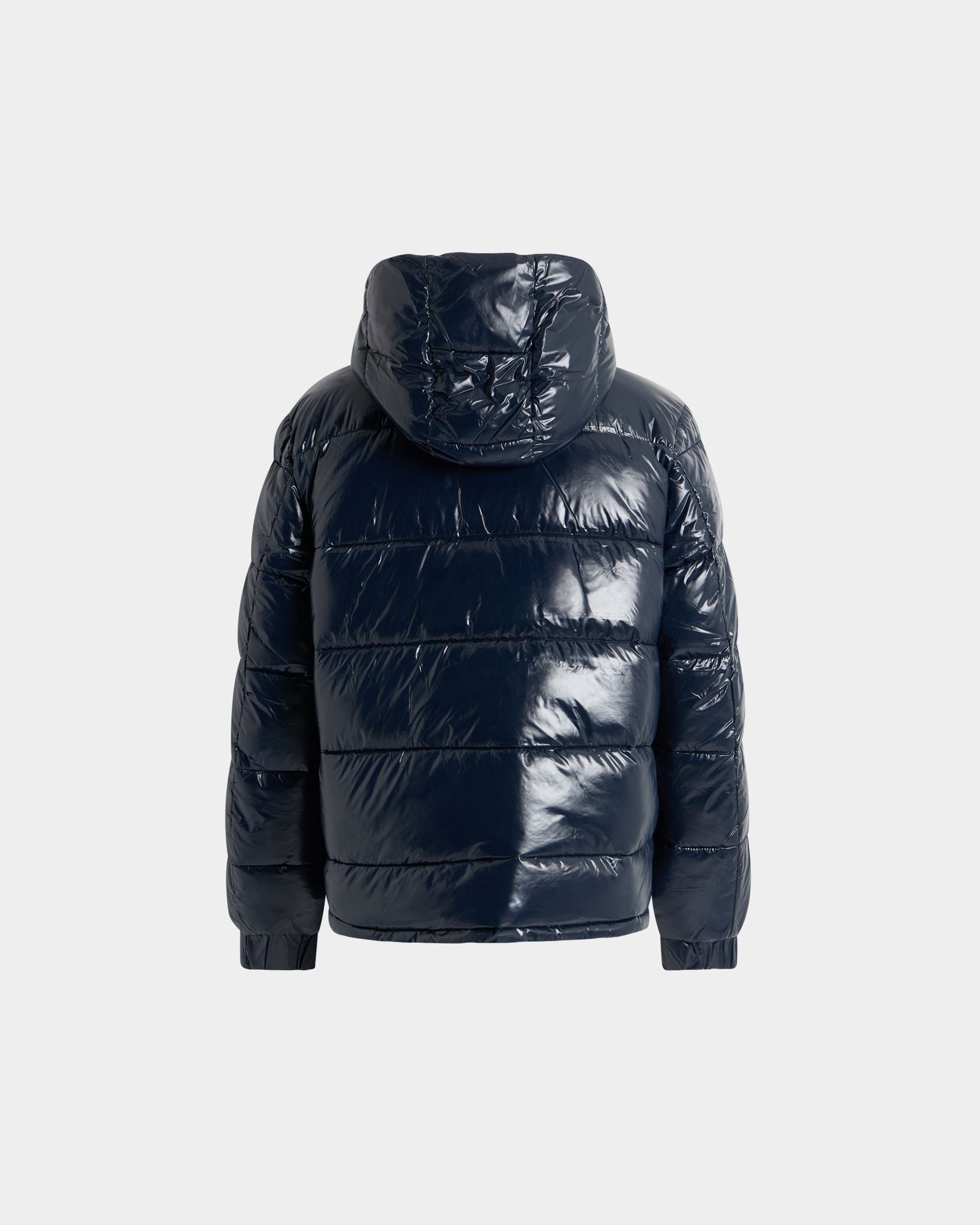 Bally Global - Puffer Jacket in Navy Blue Nylon - Blue