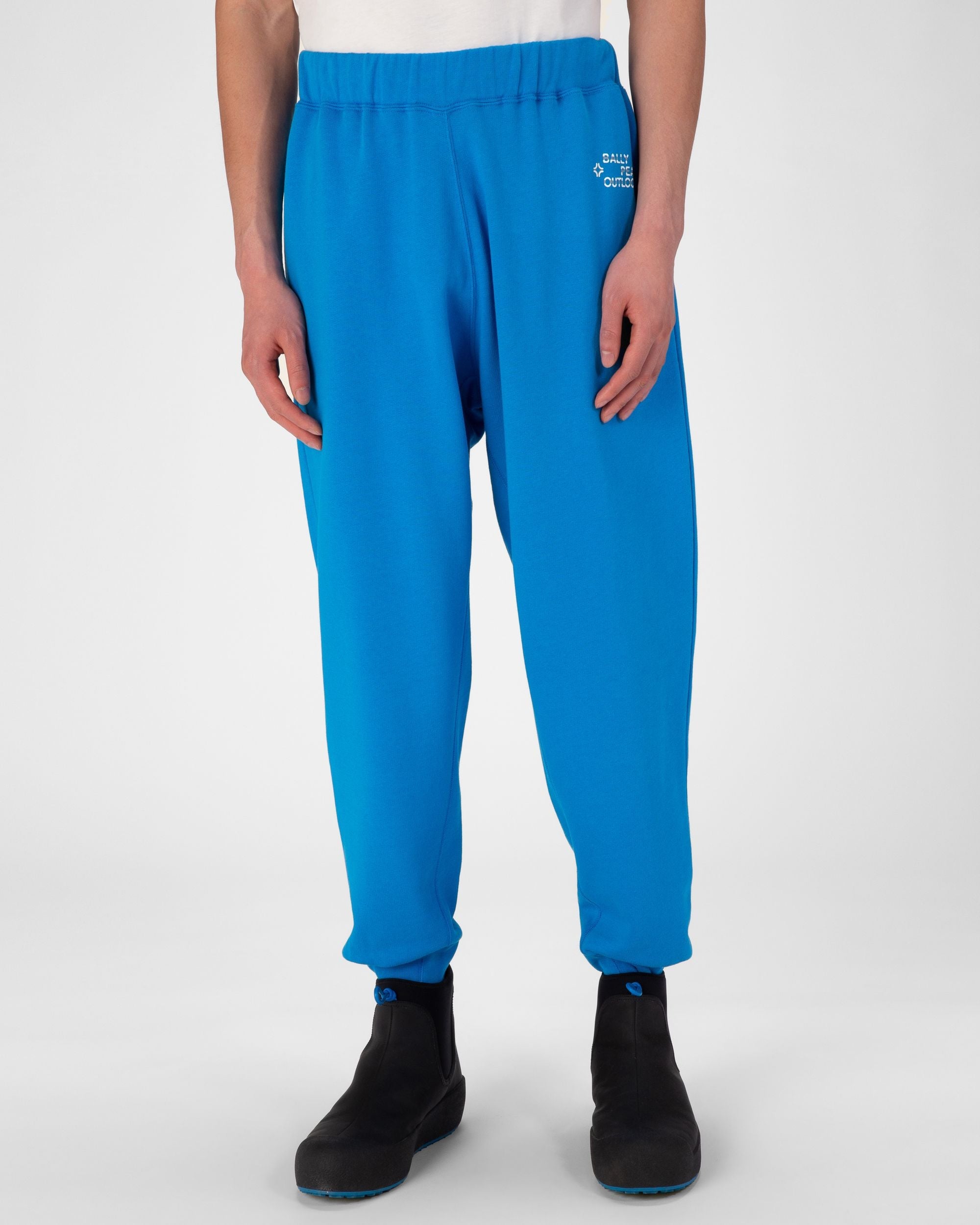 Bally Global - Organic Cotton Joggers In Blue - Blue